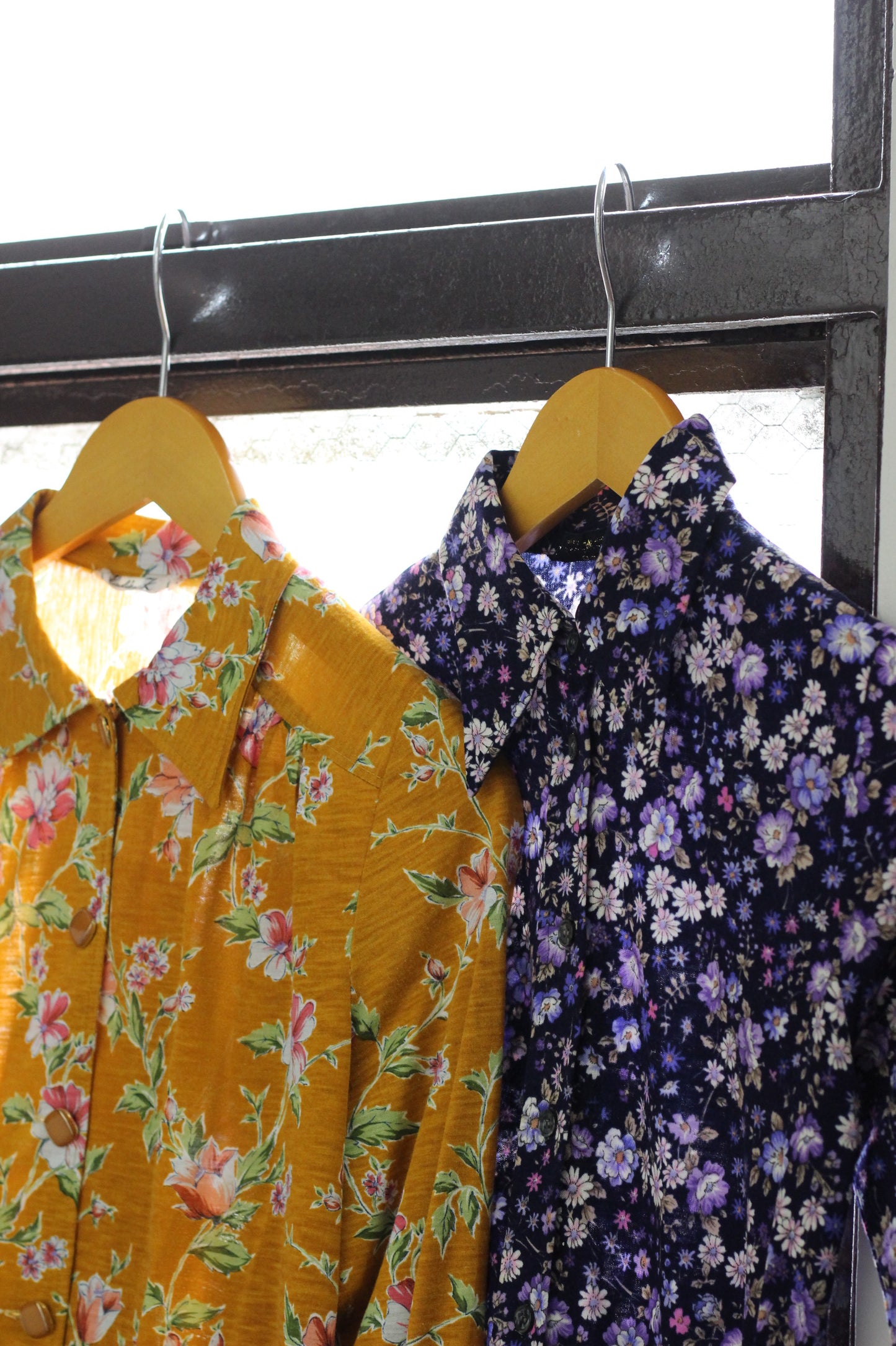 Vintage Retro Flower Long Sleeve Blouse x3点