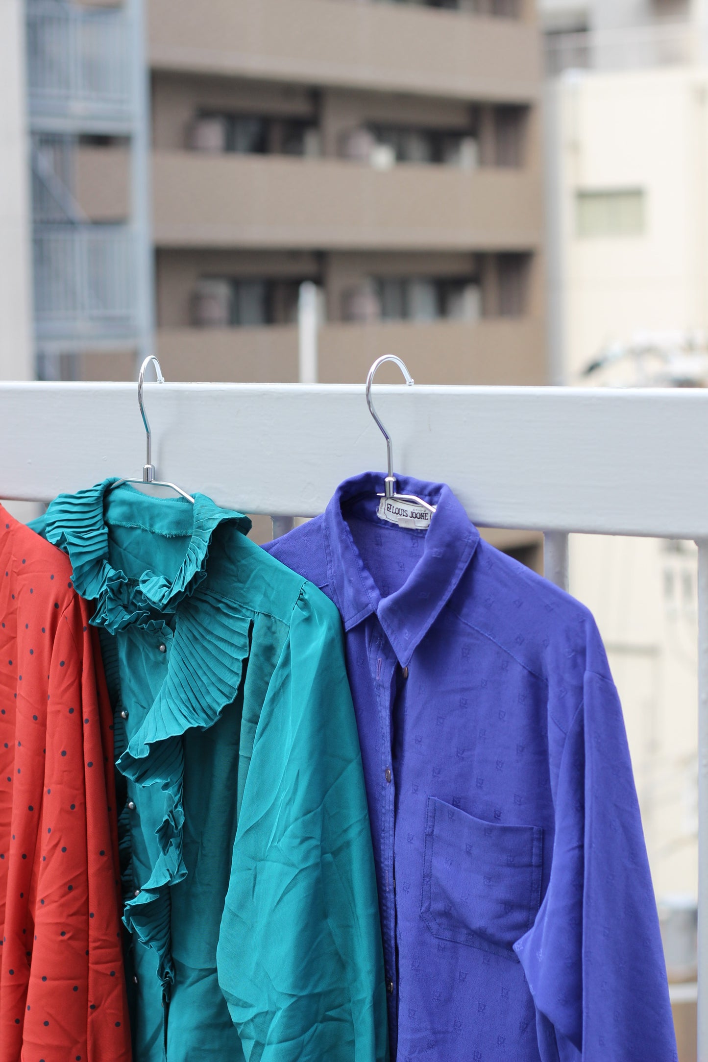 Vintage Vivid Color Long Sleeve Shirt x10点