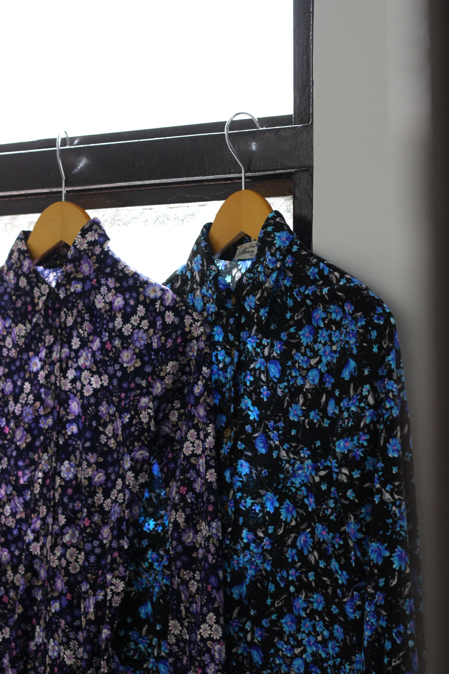 Vintage Retro Flower Long Sleeve Blouse x3点