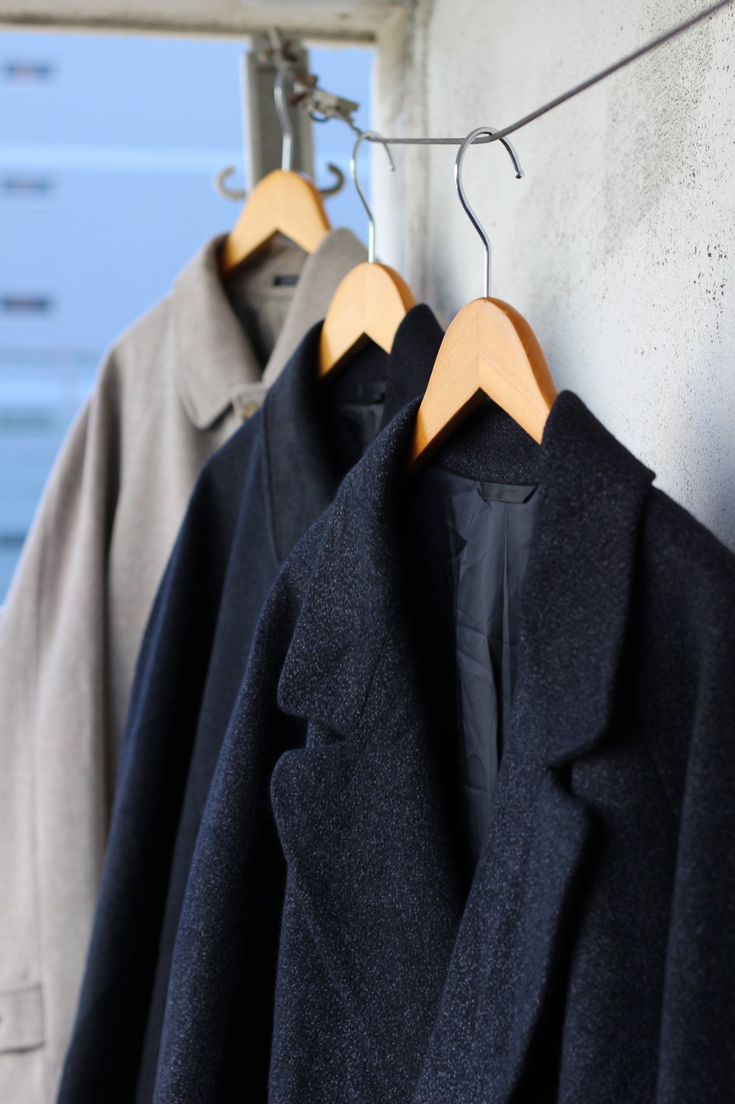 Men's angora coat x3点