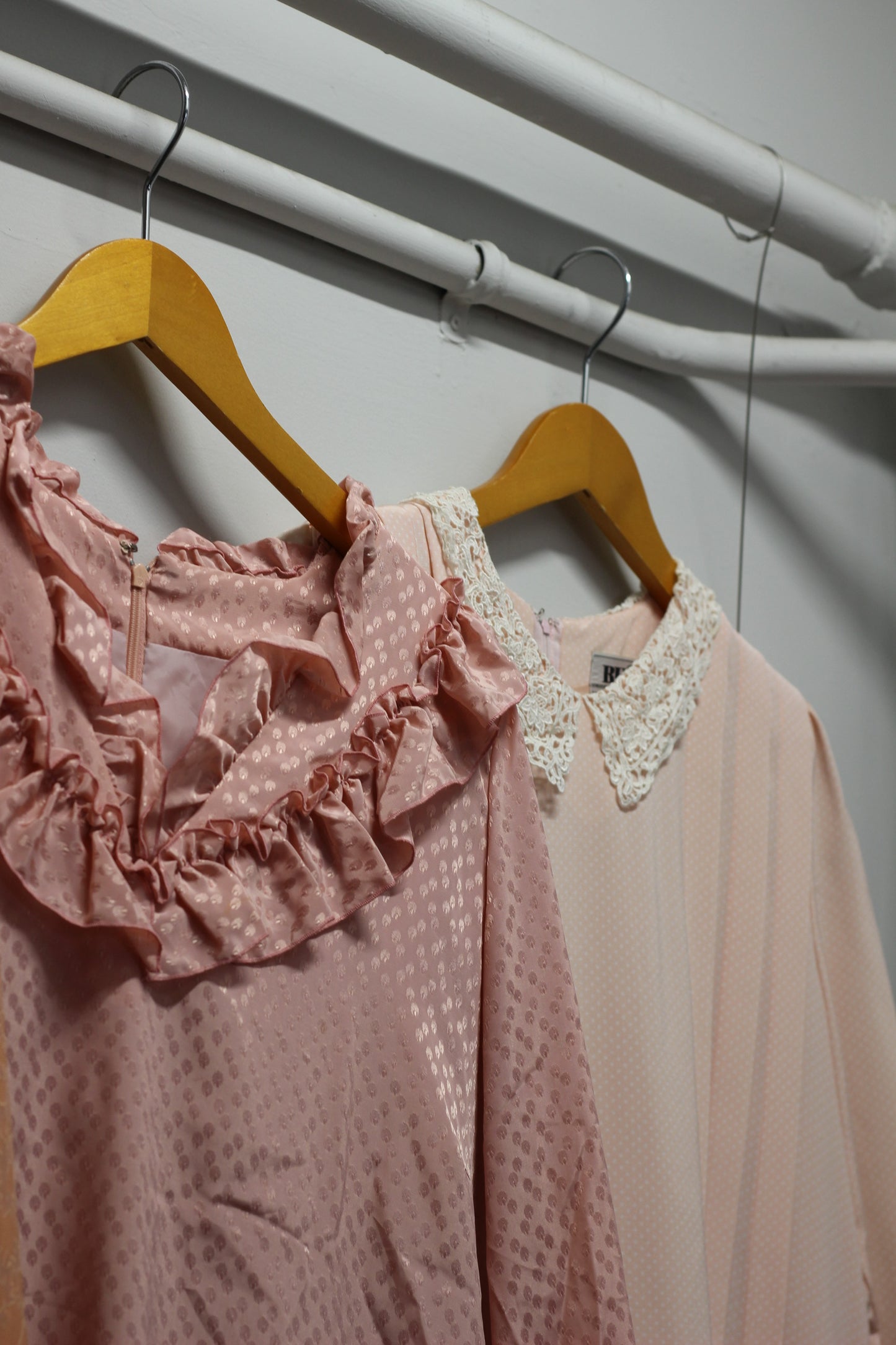 Vintage Girly Design Long Sleeve One-Piece x4点