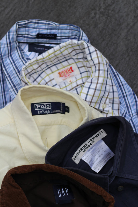 Men's Brand Long-Sleeved Shirts x5点