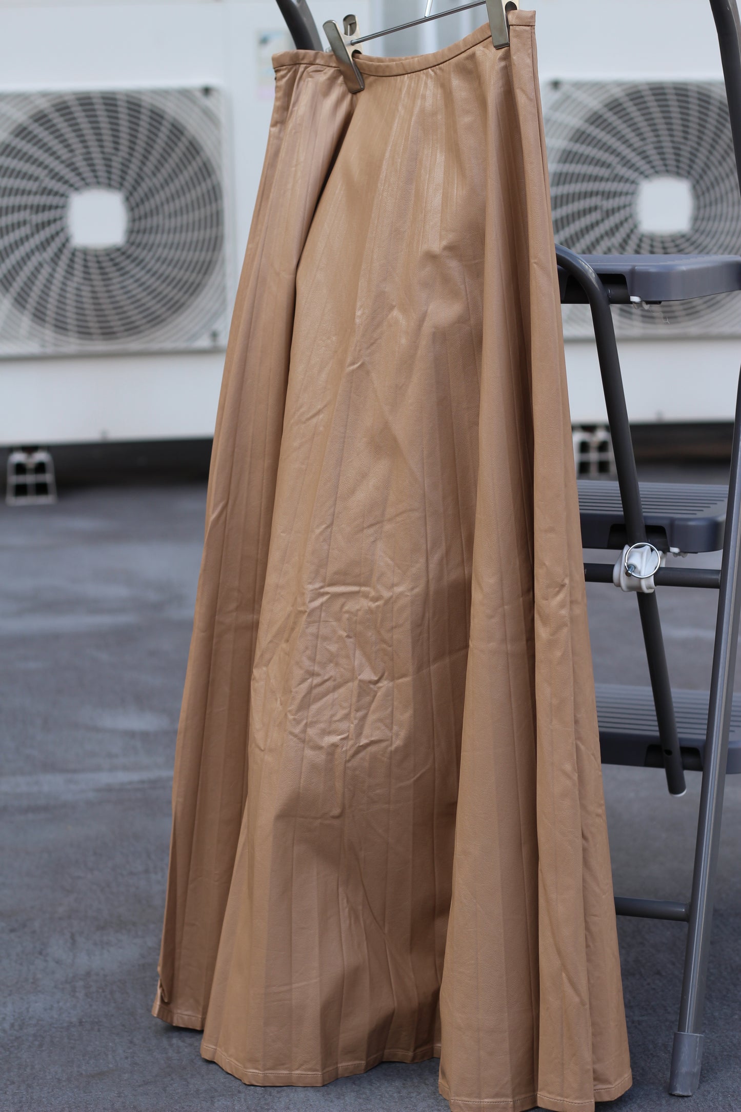 Vintage Leather Long Skirt x2点