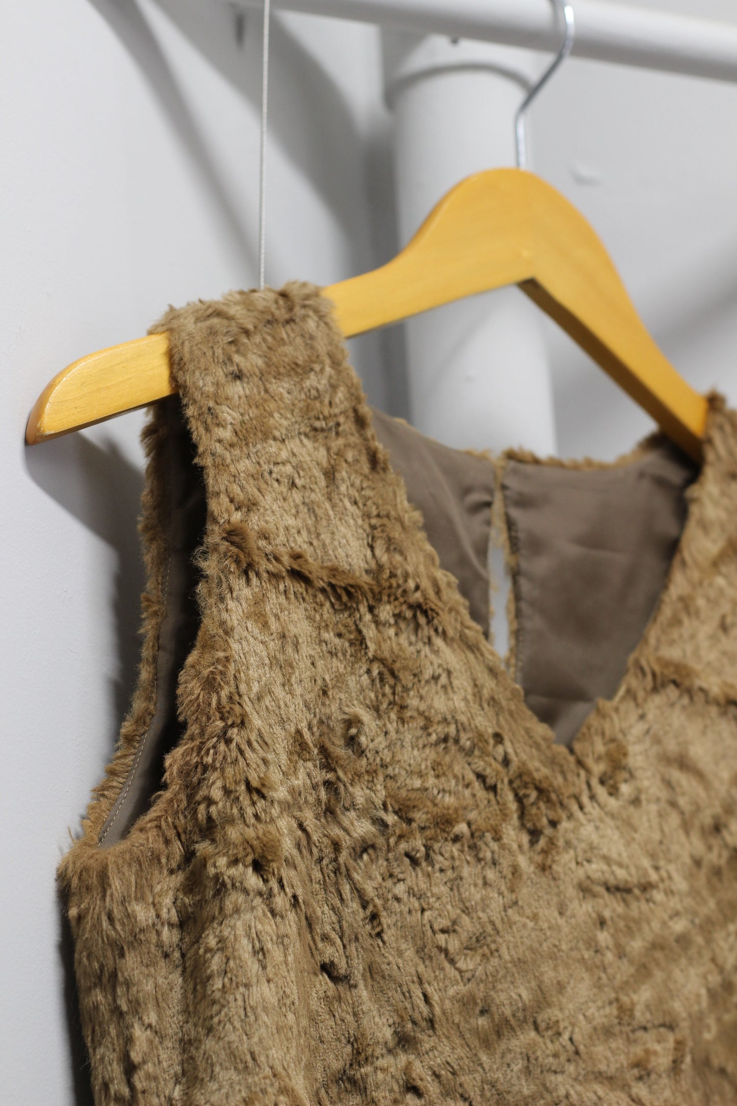 Vintage Fur Vest & One-Piece x2点