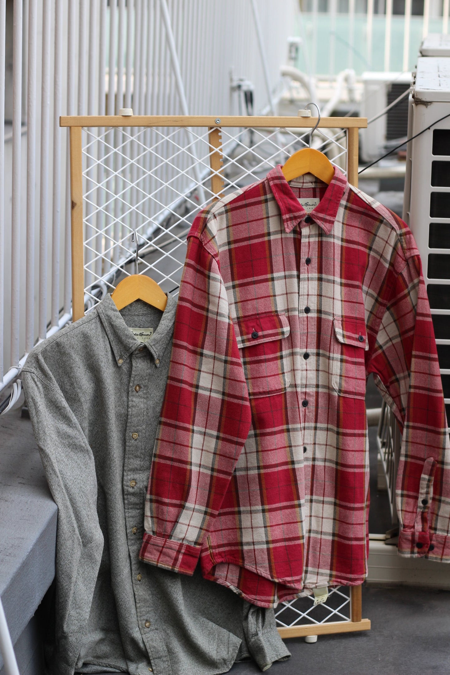 90's 00's Eddie Bauer Heavyweight Shirt x2点