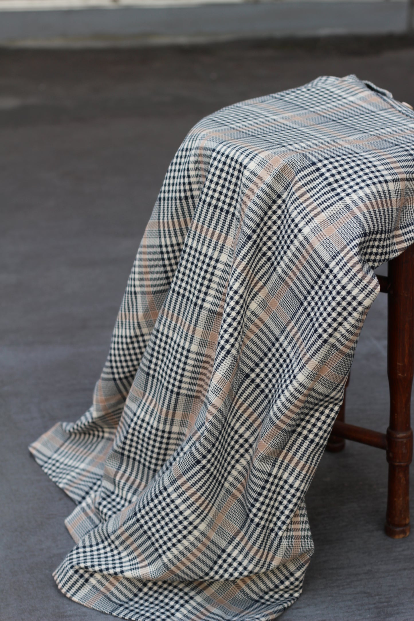 Vintage Color Checked Skirt x5点