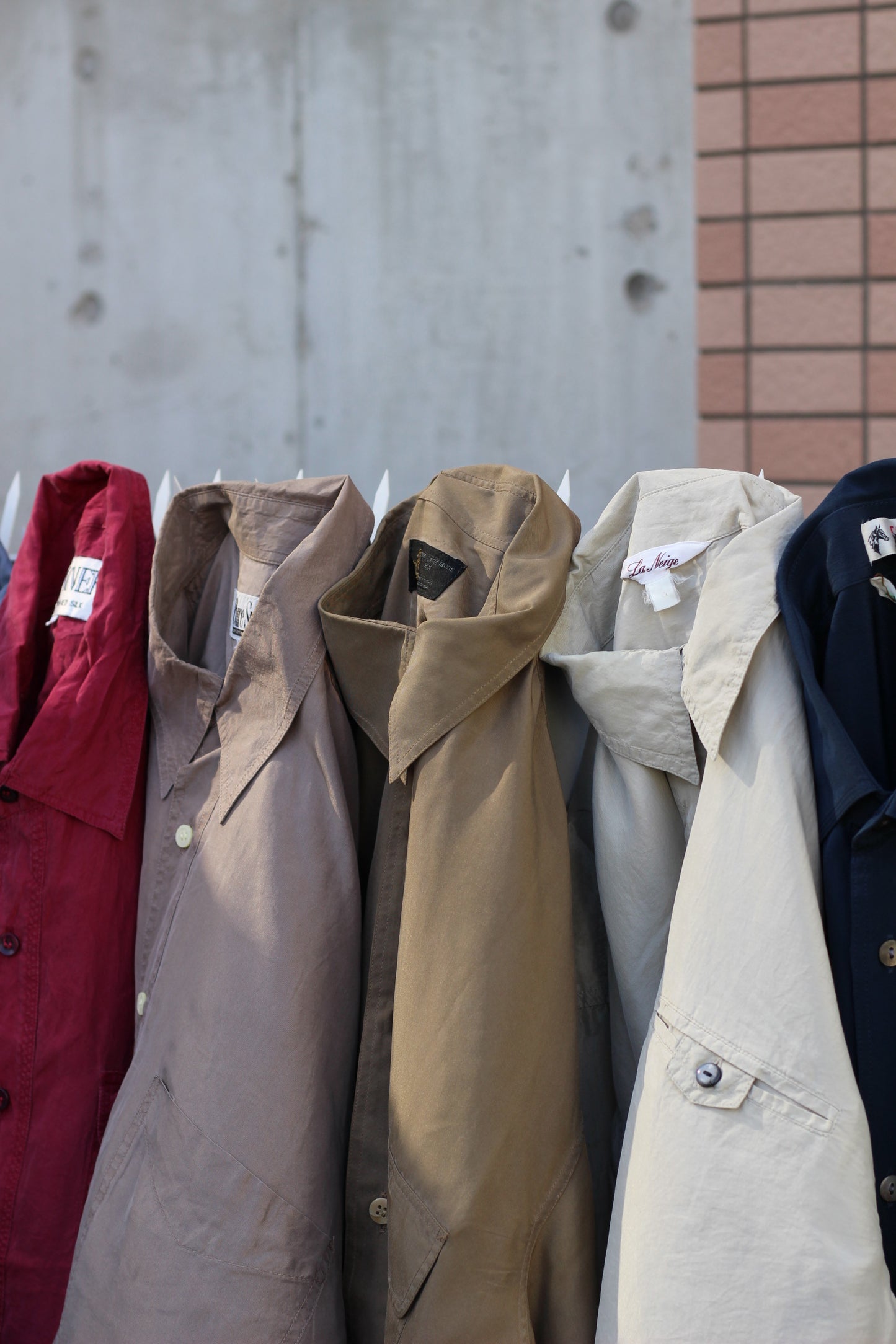 Men's Silk 100% shirt x6点