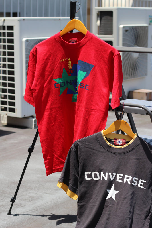 90's Made In USA Converse Print T-Shirt x2点