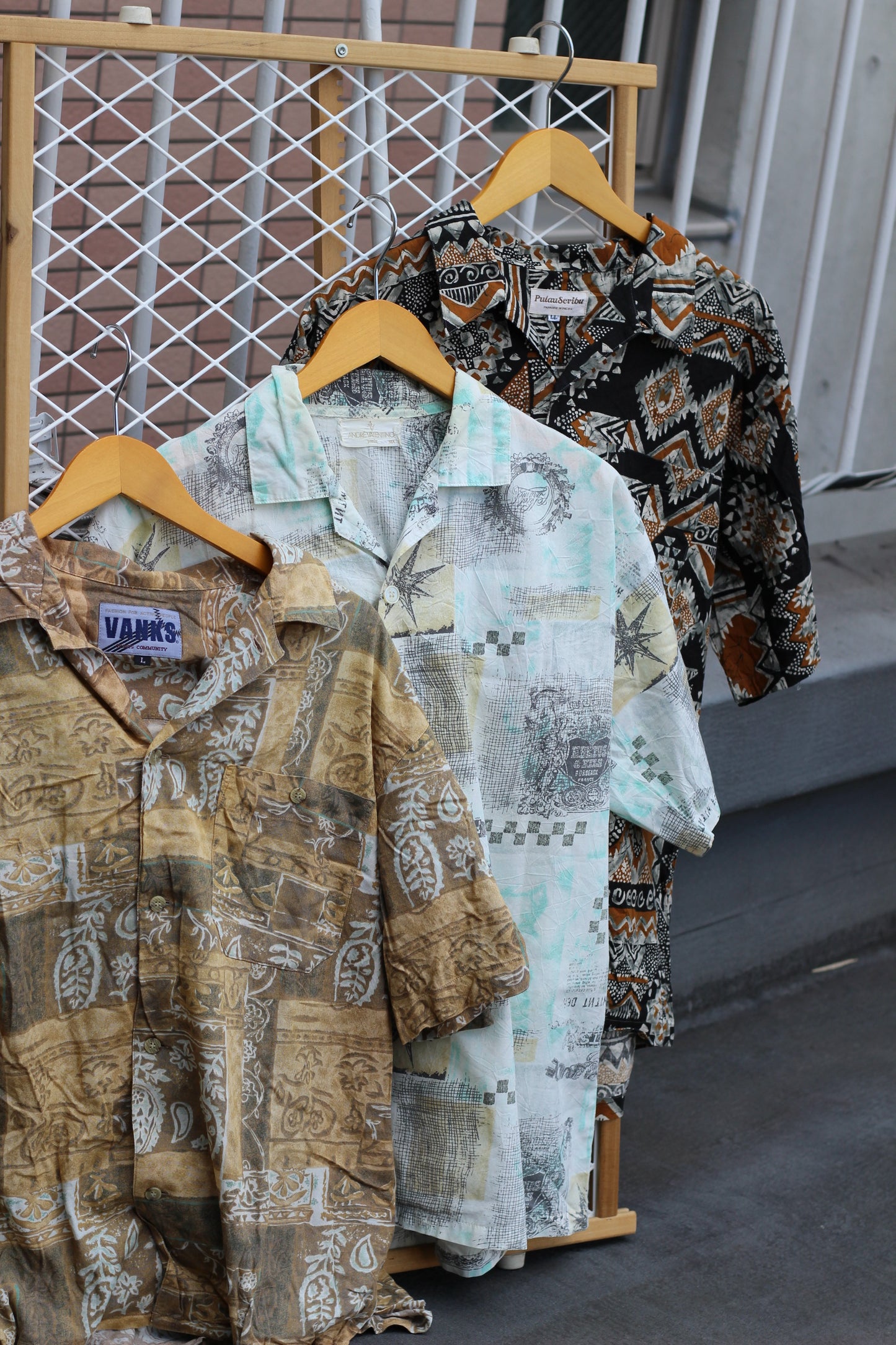 Men's Design Short Sleeve Open Collar Shirt x6点