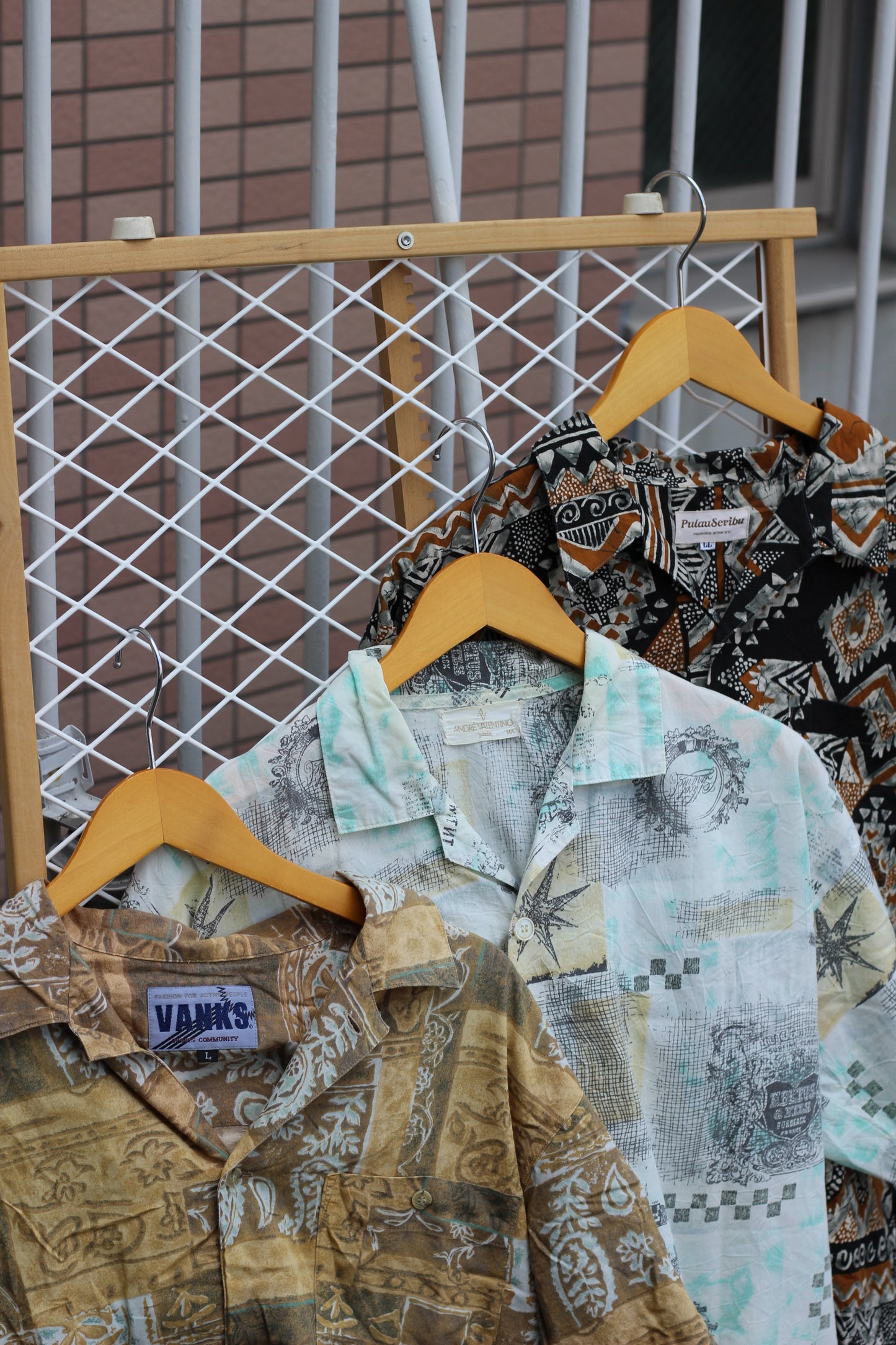 Men's Design Short Sleeve Open Collar Shirt x6点