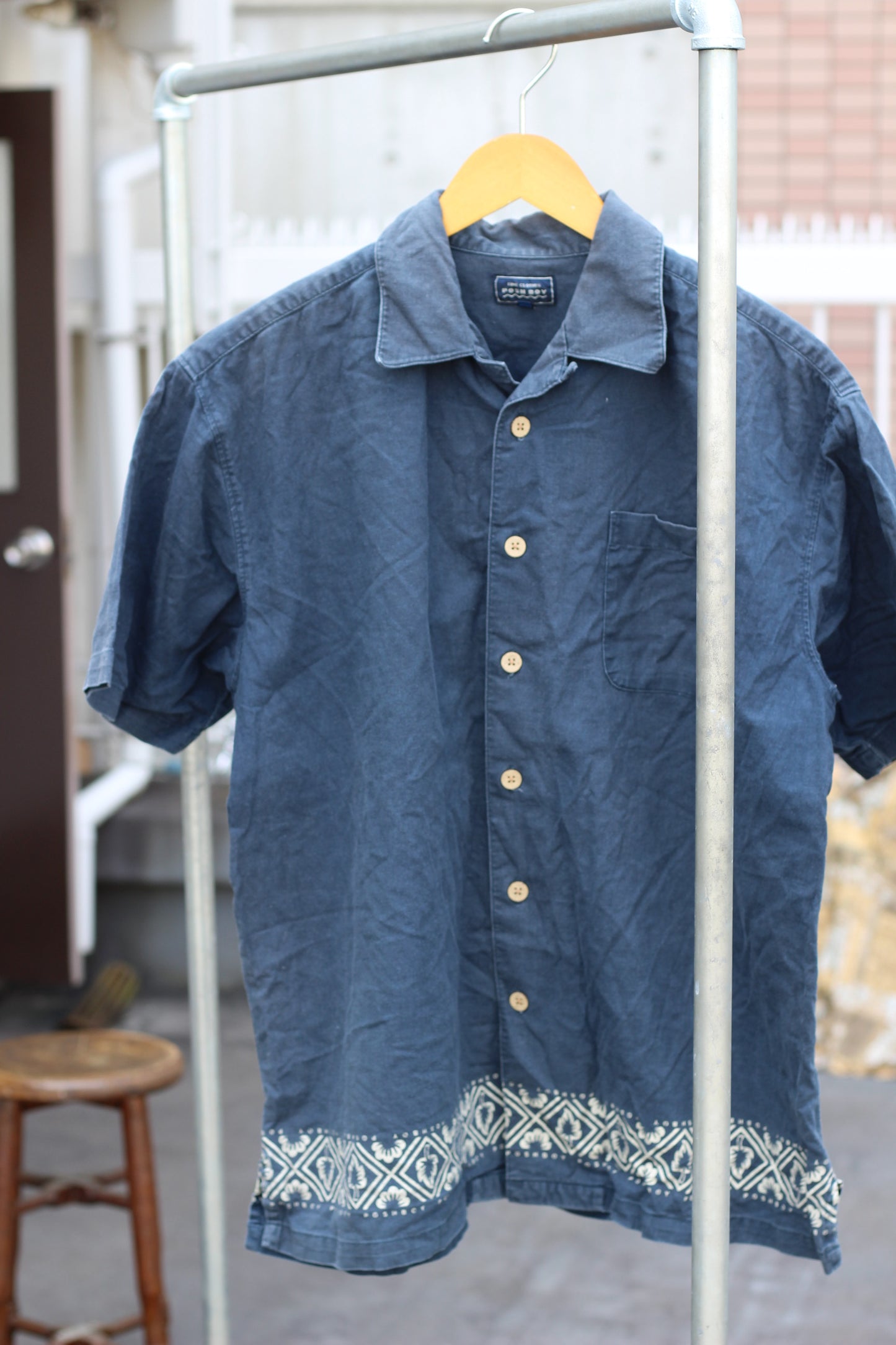 Men's Design Short Sleeve Open Collar Shirt x6点