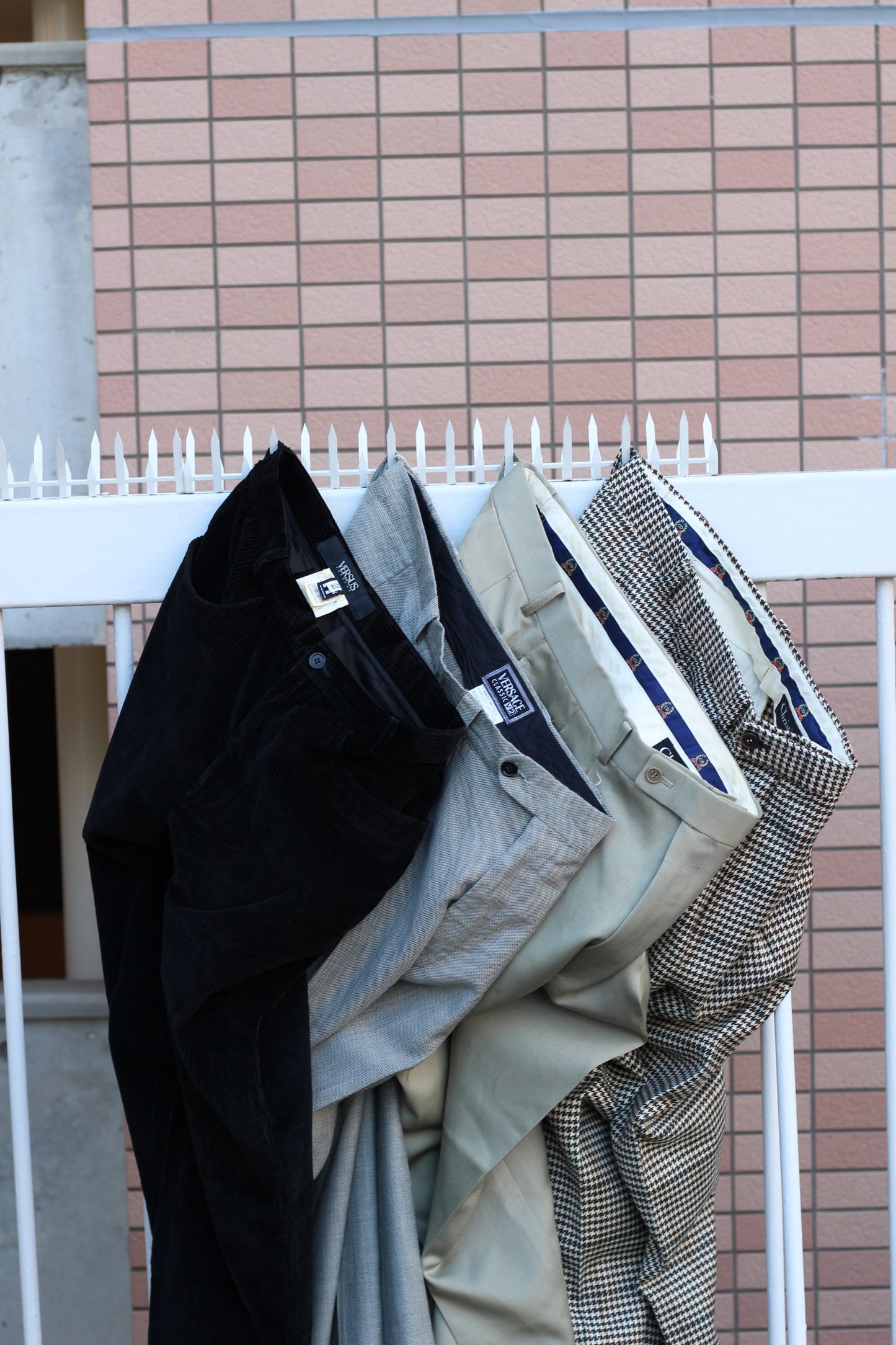 Men's Christian Dior & VERSACE slacks x4点