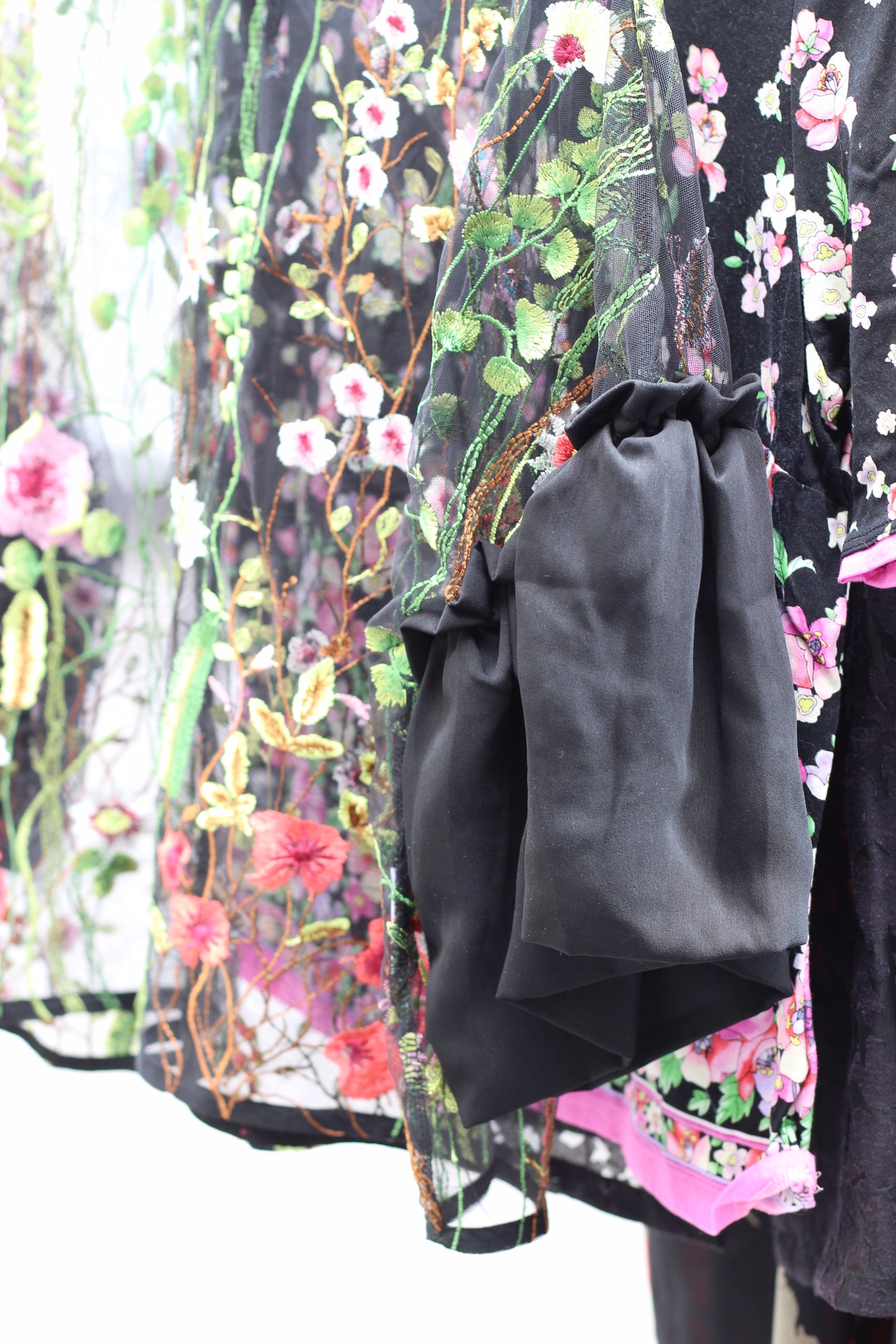 Vintage Black Design Short Sleeve Blouse x8点
