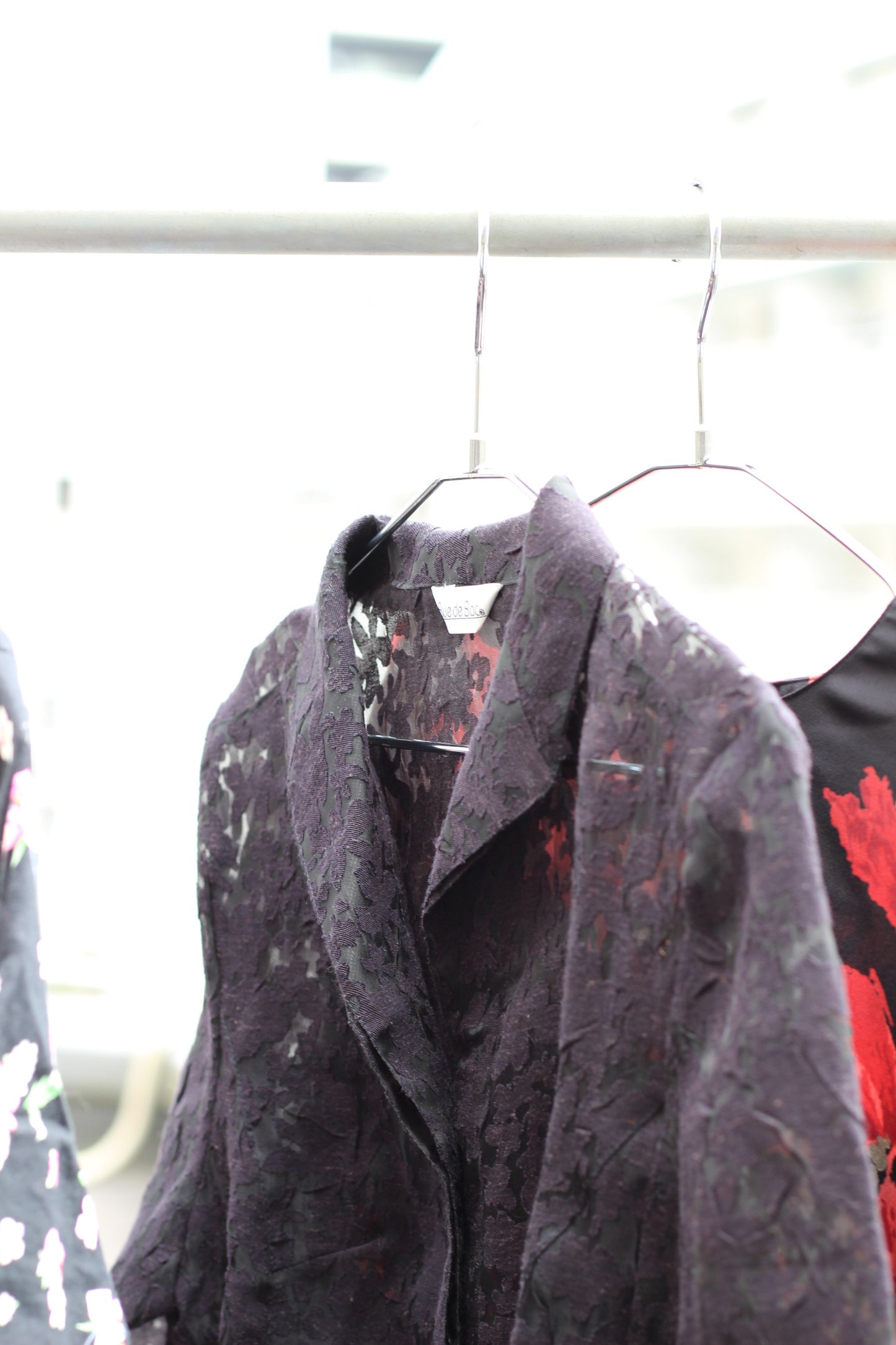 Vintage Black Design Short Sleeve Blouse x8点
