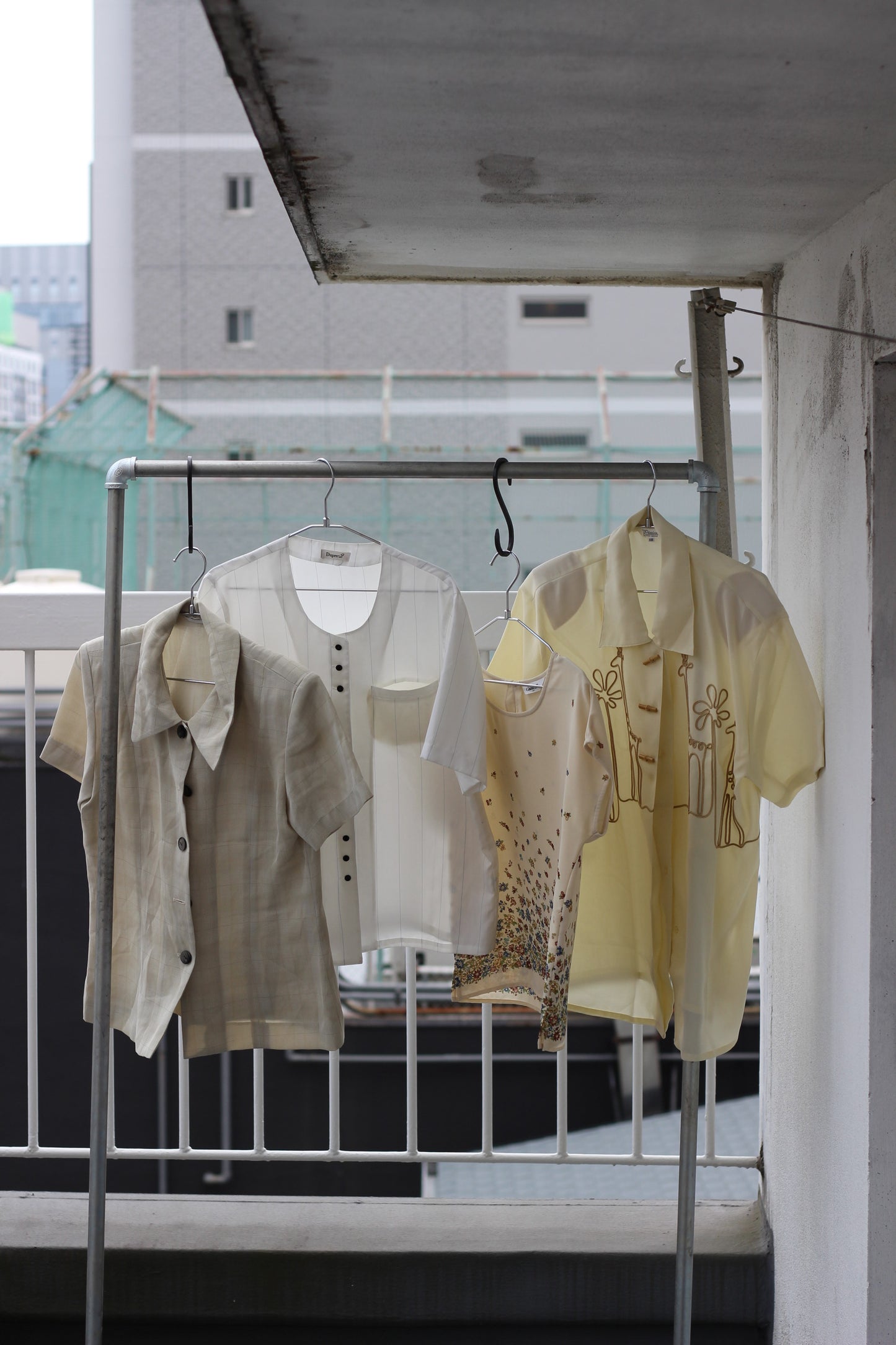 Vintage White Design Short Sleeve Blouse x8点