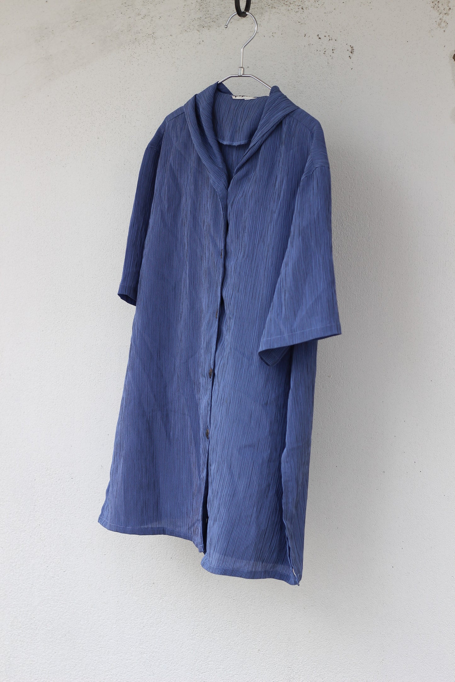 Vintage Blue Designer Short Sleeve Blouse x9点