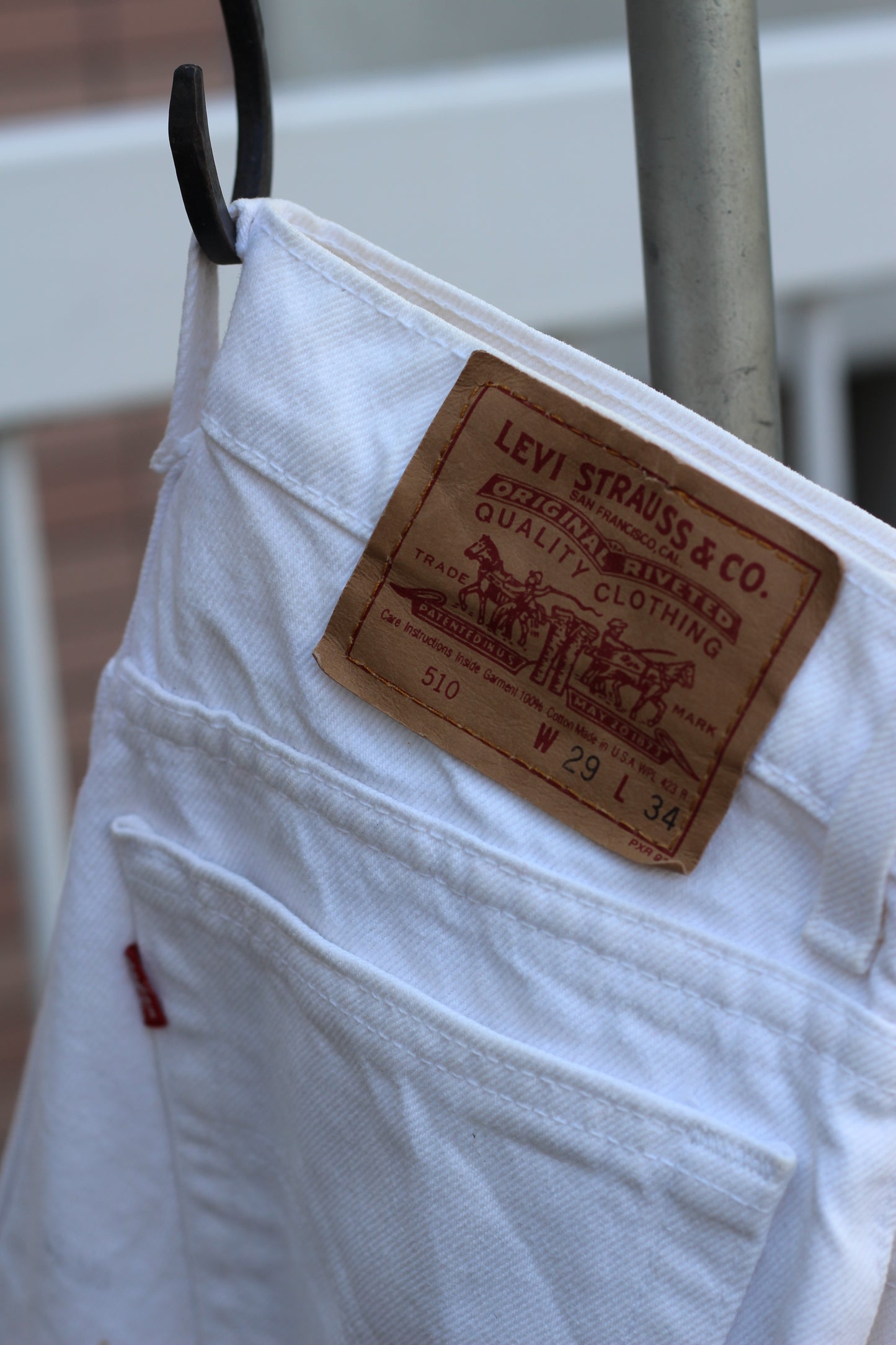 90's Made In USA Levi's White Denim Pants x2点