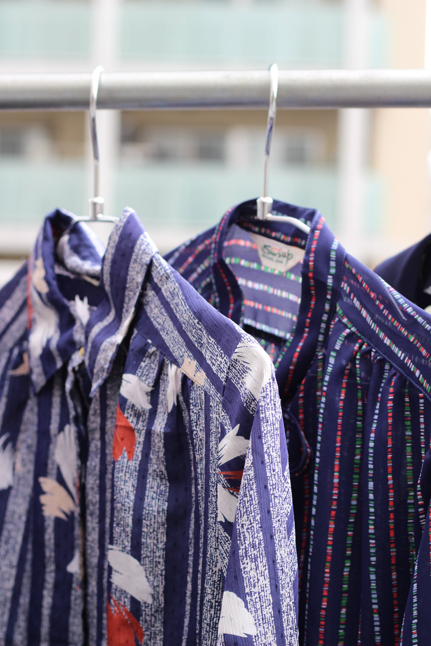 Vintage Navy Design Long Sleeve Blouse x10点