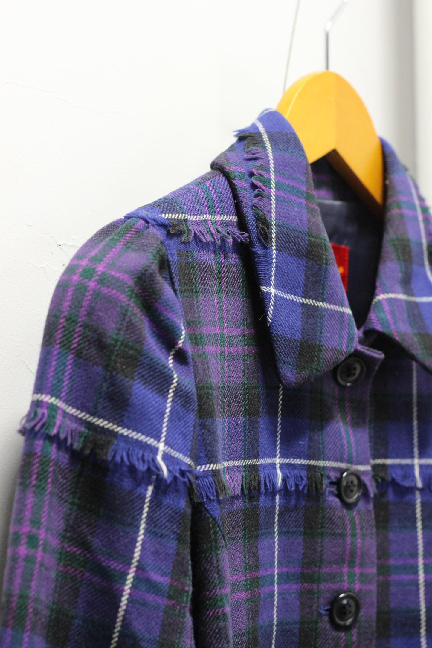 Vintage ladies Check Design Outerwear x2点