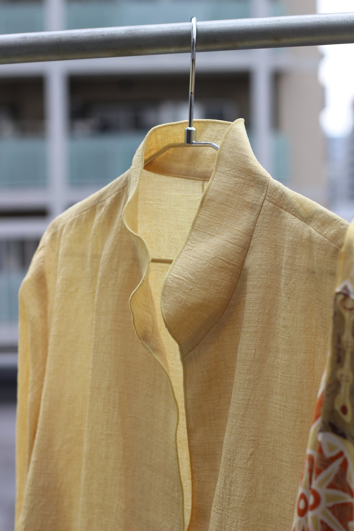 Vintage Yellow Mustard Design Long Sleeve Blouse x10点