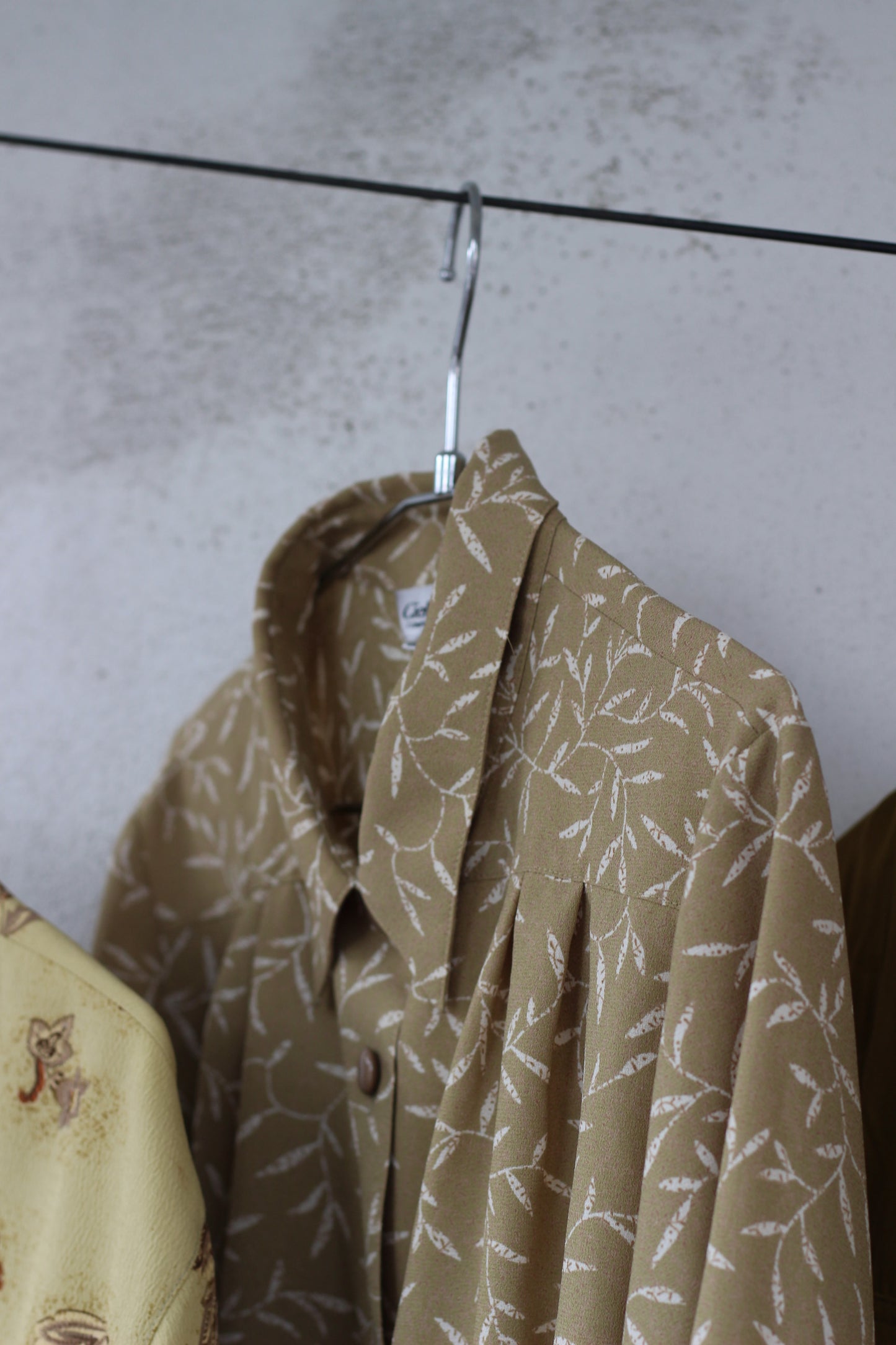 Vintage Yellow Mustard Design Long Sleeve Blouse x10点