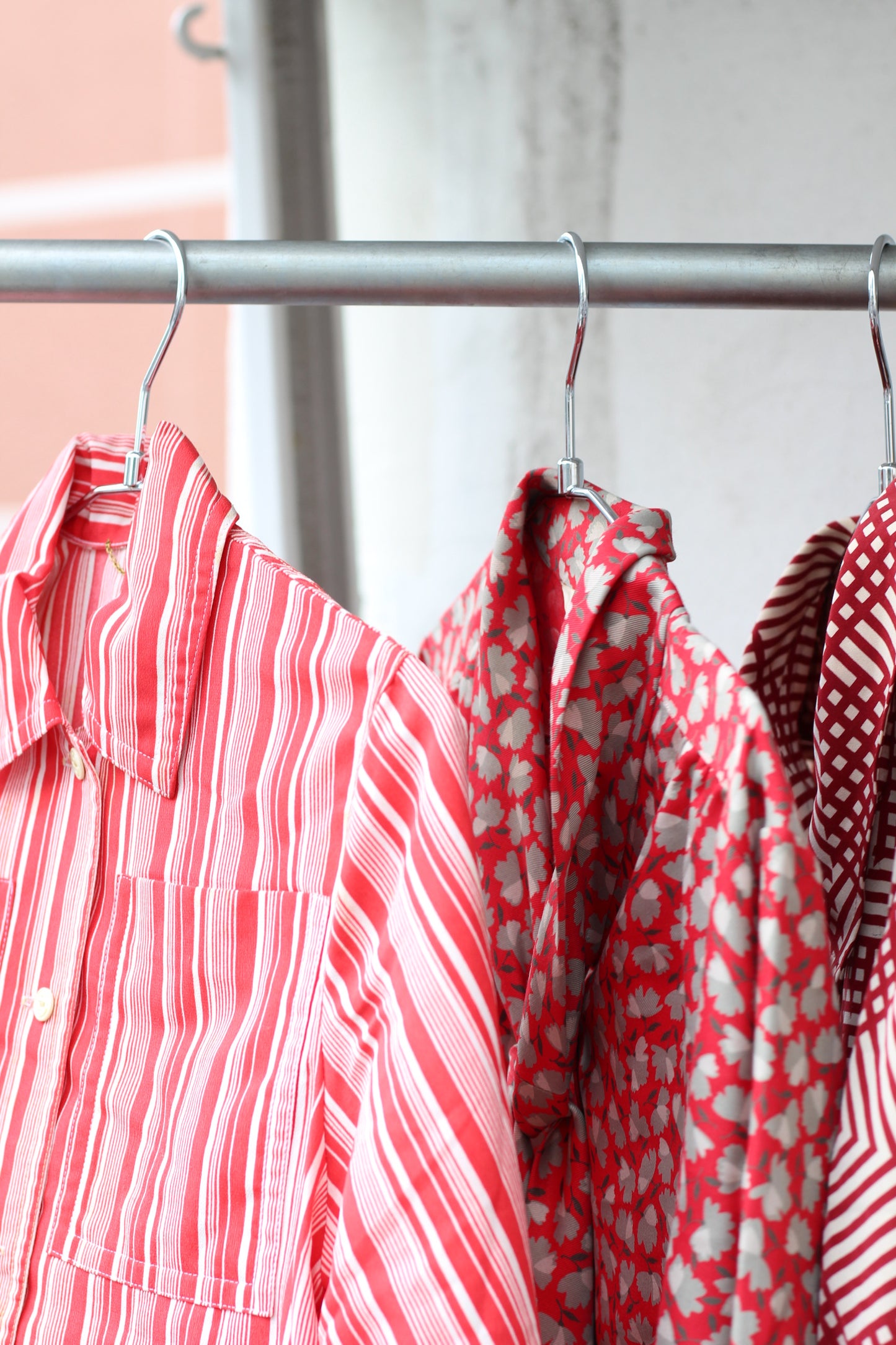 Vintage Red Design Long Sleeve Blouse x10点