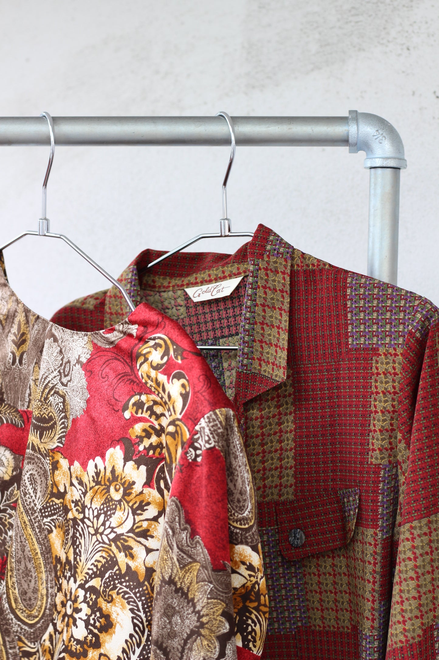 Vintage Red Design Long Sleeve Blouse x10点