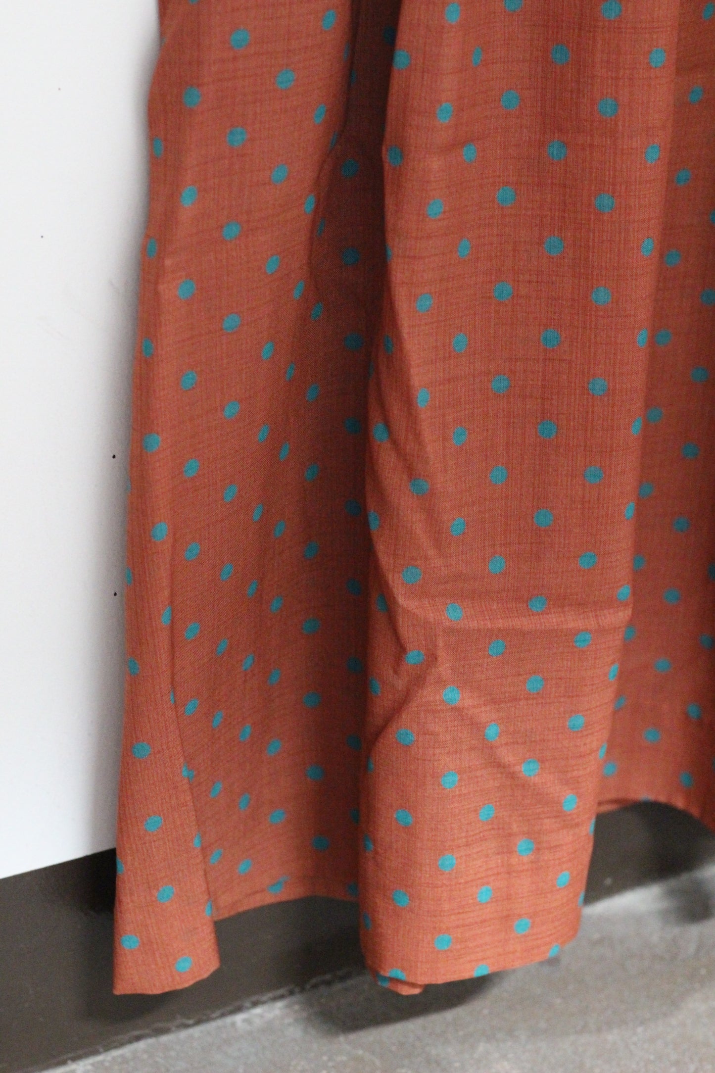 Vintage Retro Dot Long Sleeve One-Piece x4点