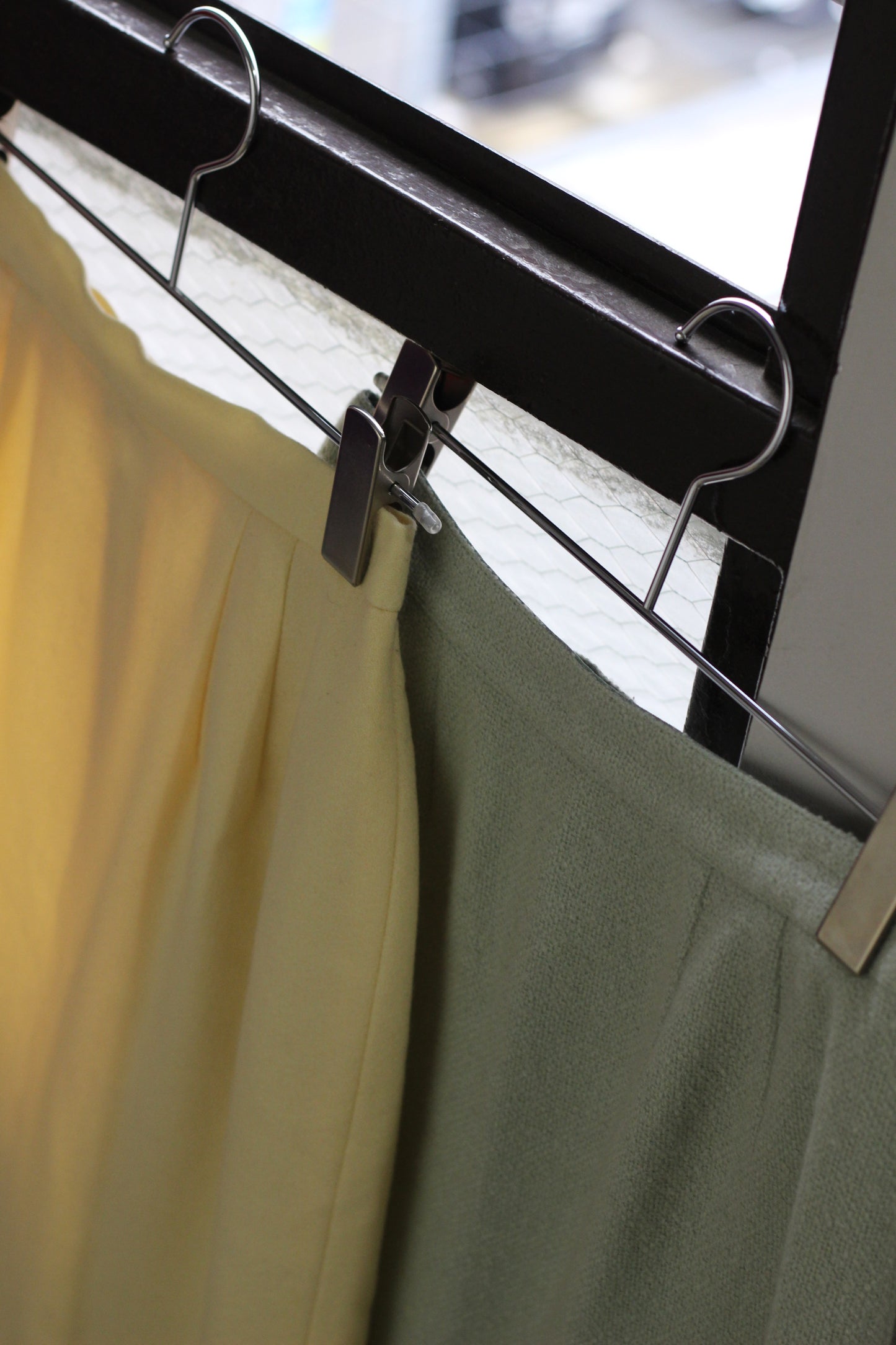 Vintage Color Wool Tight Skirt x4点