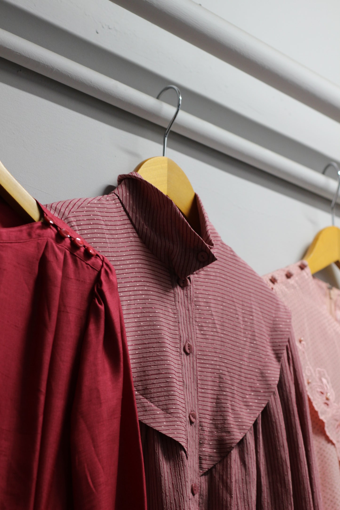 Vintage Pink Long Sleeve One-Piece x10点