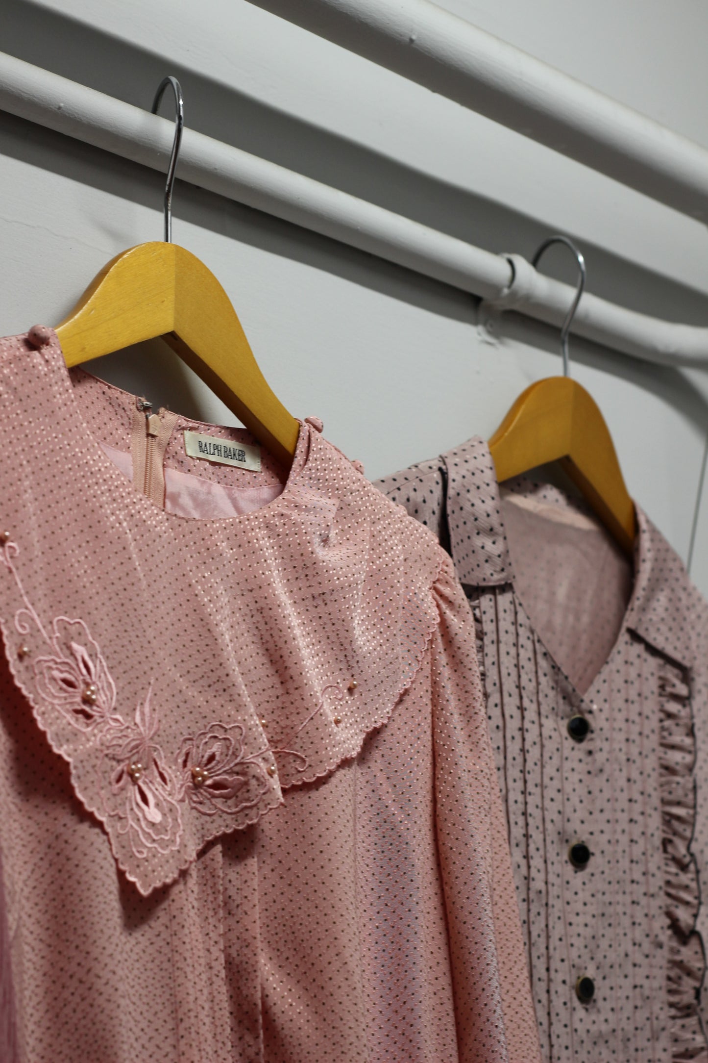 Vintage Pink Long Sleeve One-Piece x10点