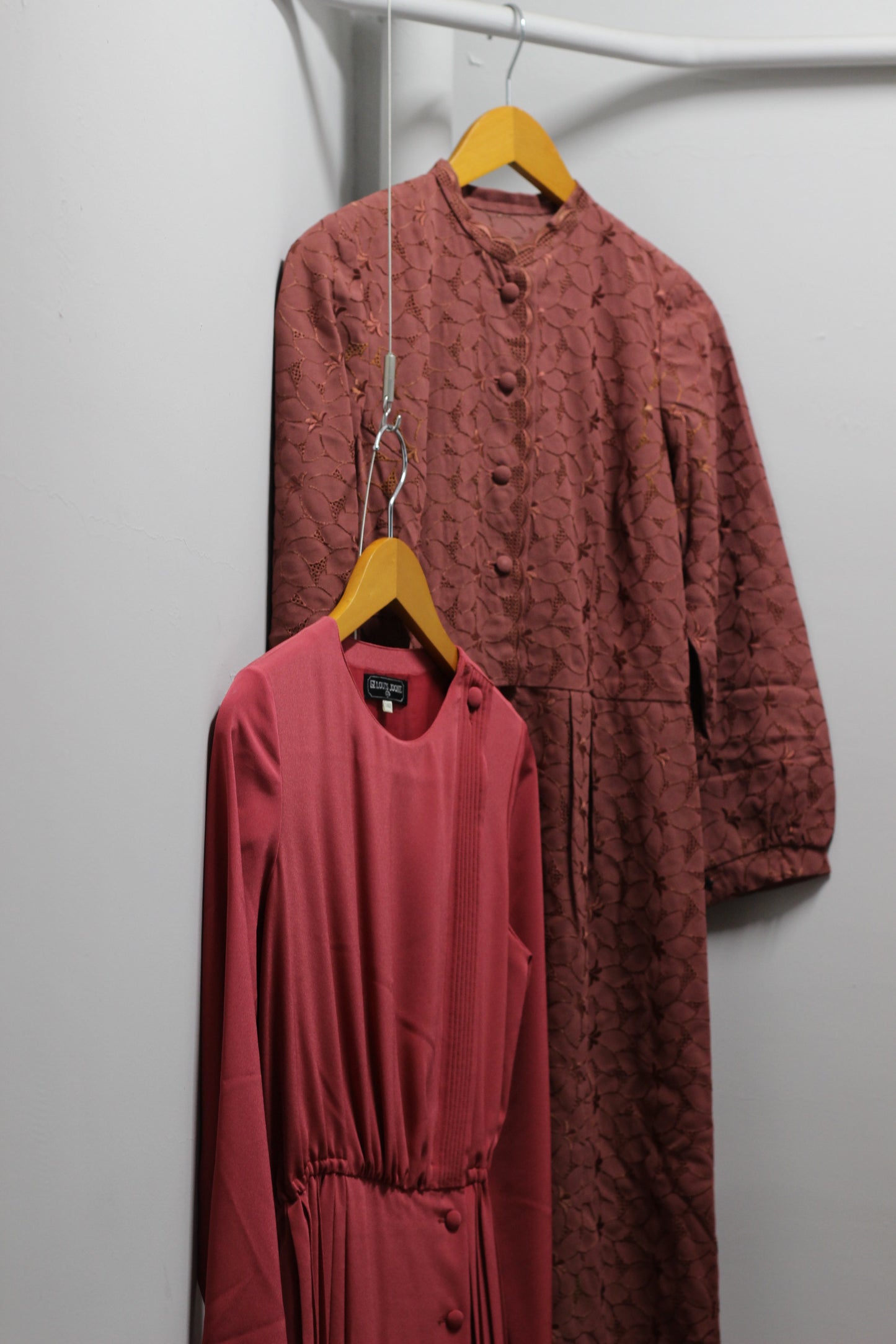 Vintage Pink Long Sleeve One-Piece x10点