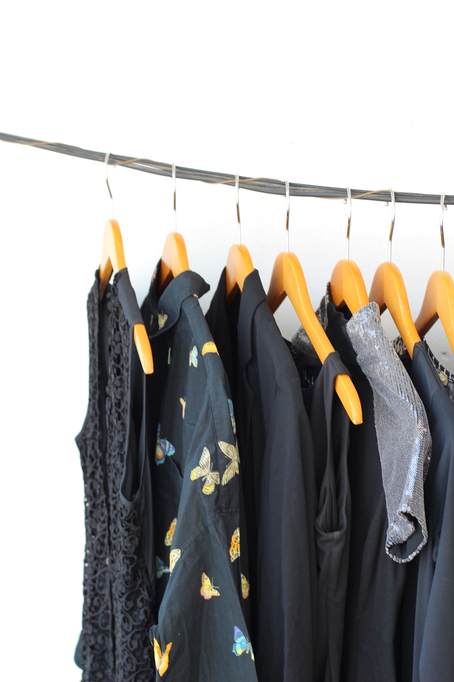 Ladies Import Vintage Black Items x11点