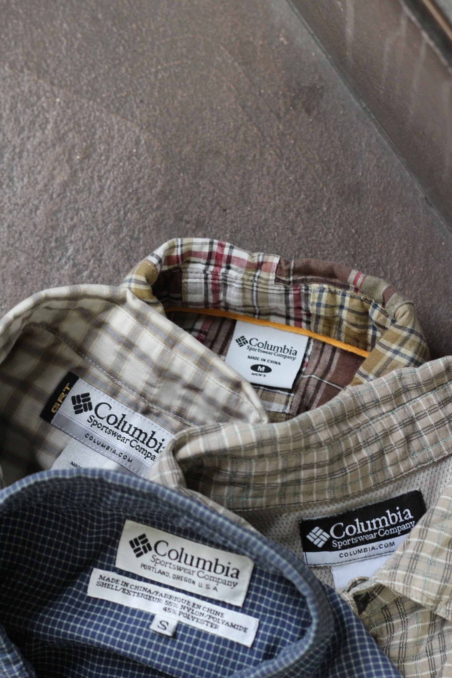 Columbia Check Short Sleeve Shirt x4点