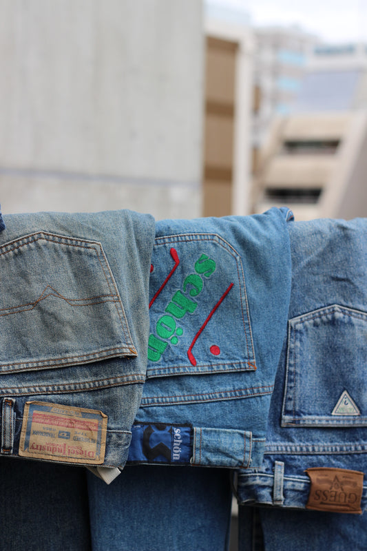 Men's Import Brand Denim Pants x4点