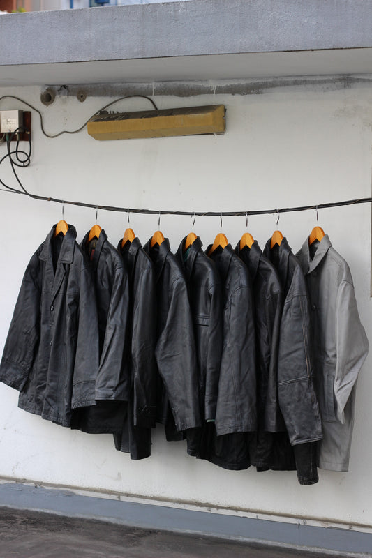 Men's leather jacket x9点