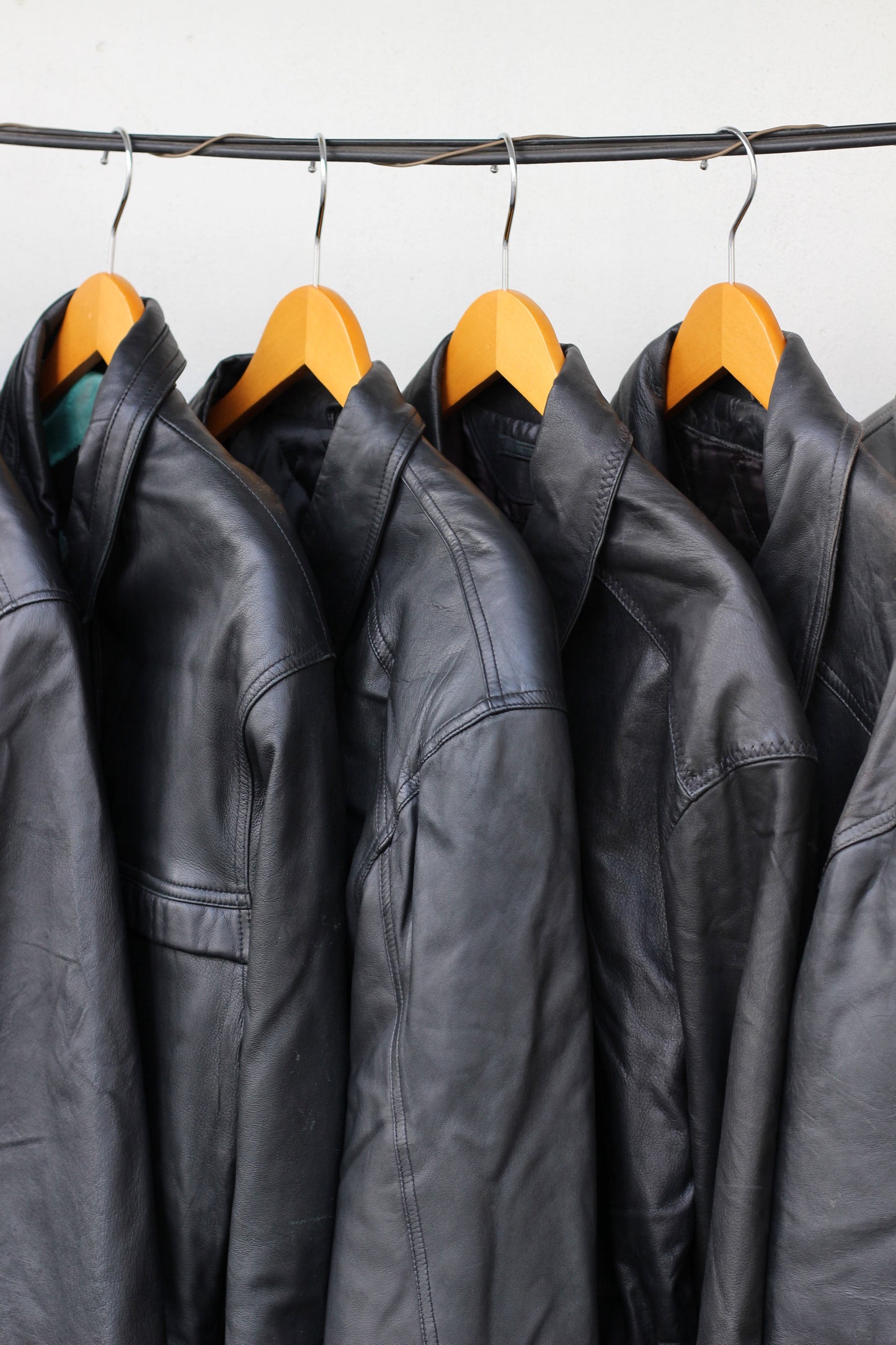 Men's leather jacket x9点