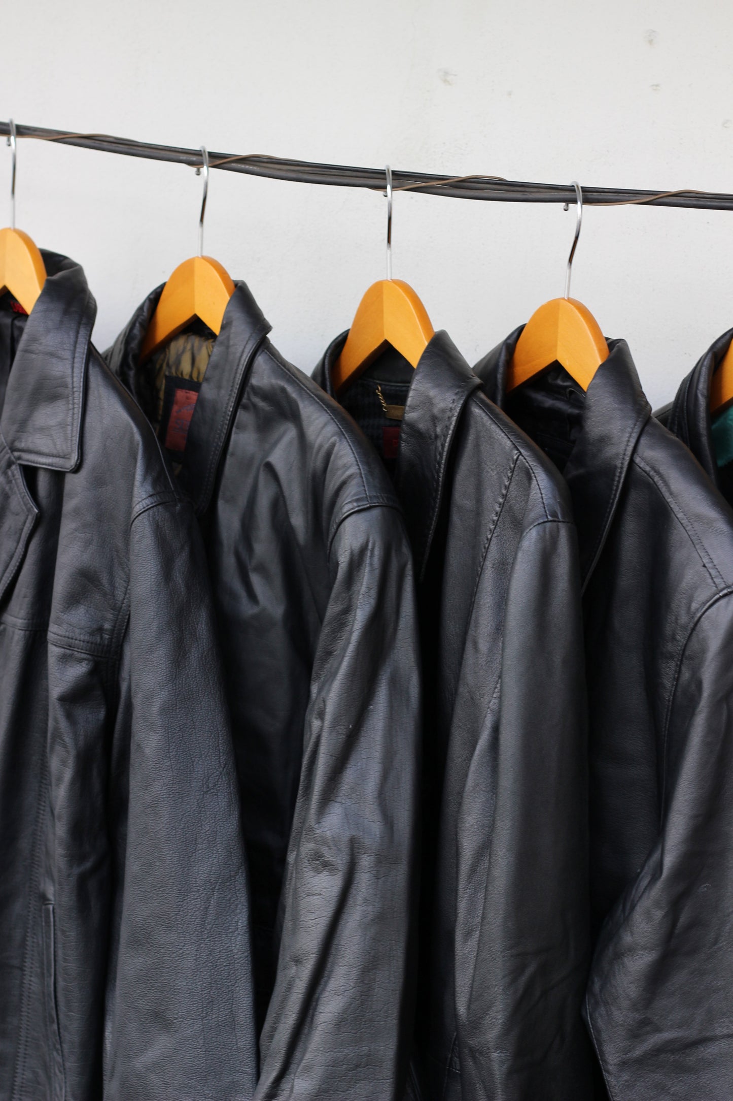 Men's leather jacket x9点