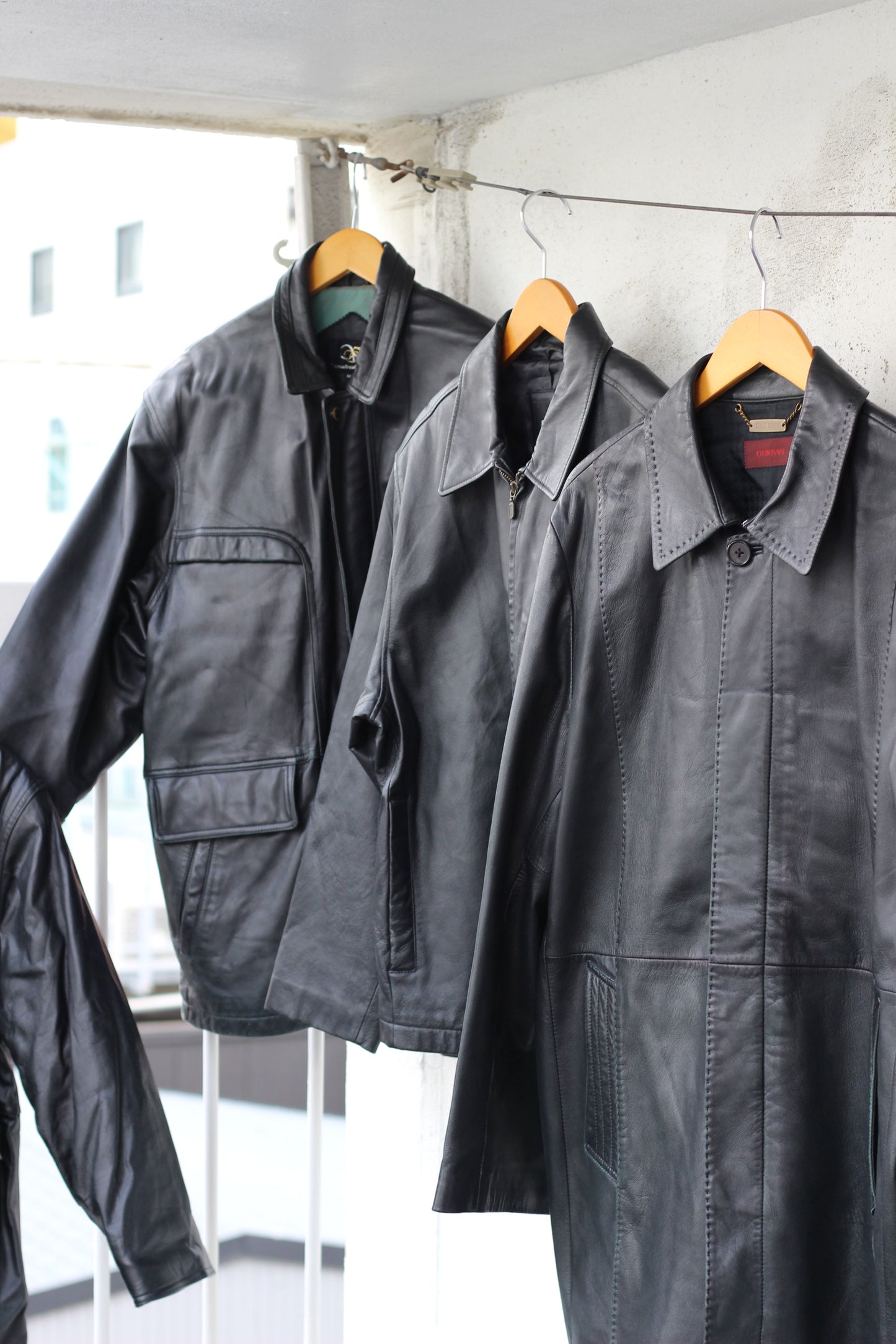 Men's leather jacket x9点