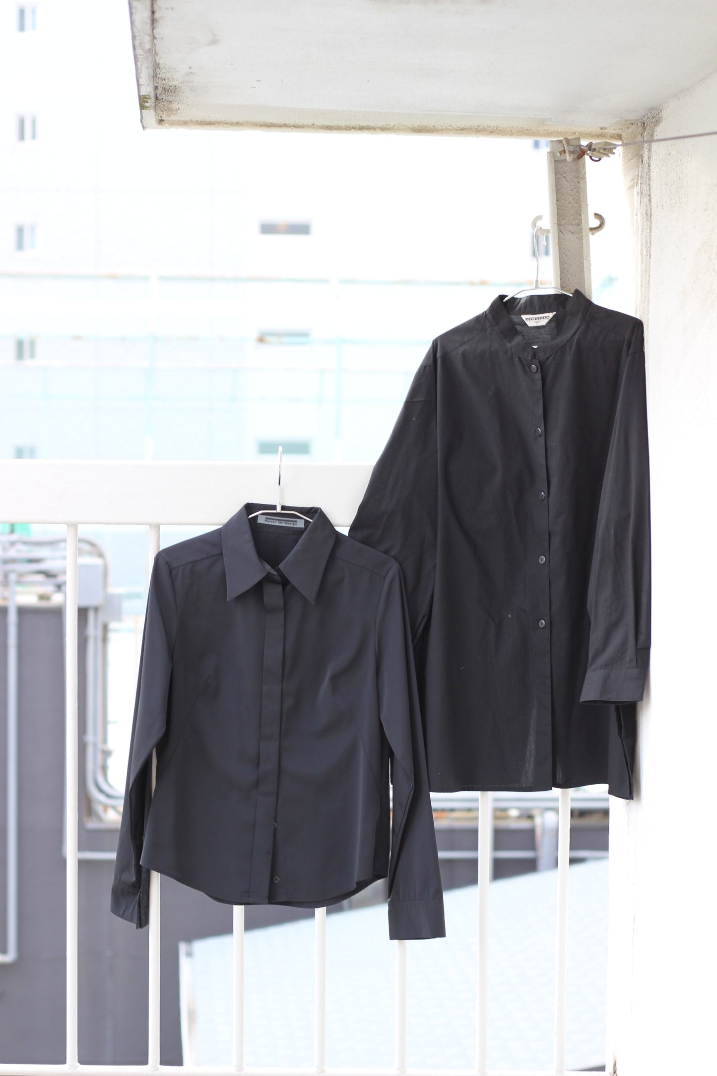Vintage Black Collar Long Sleeve Blouse x10点
