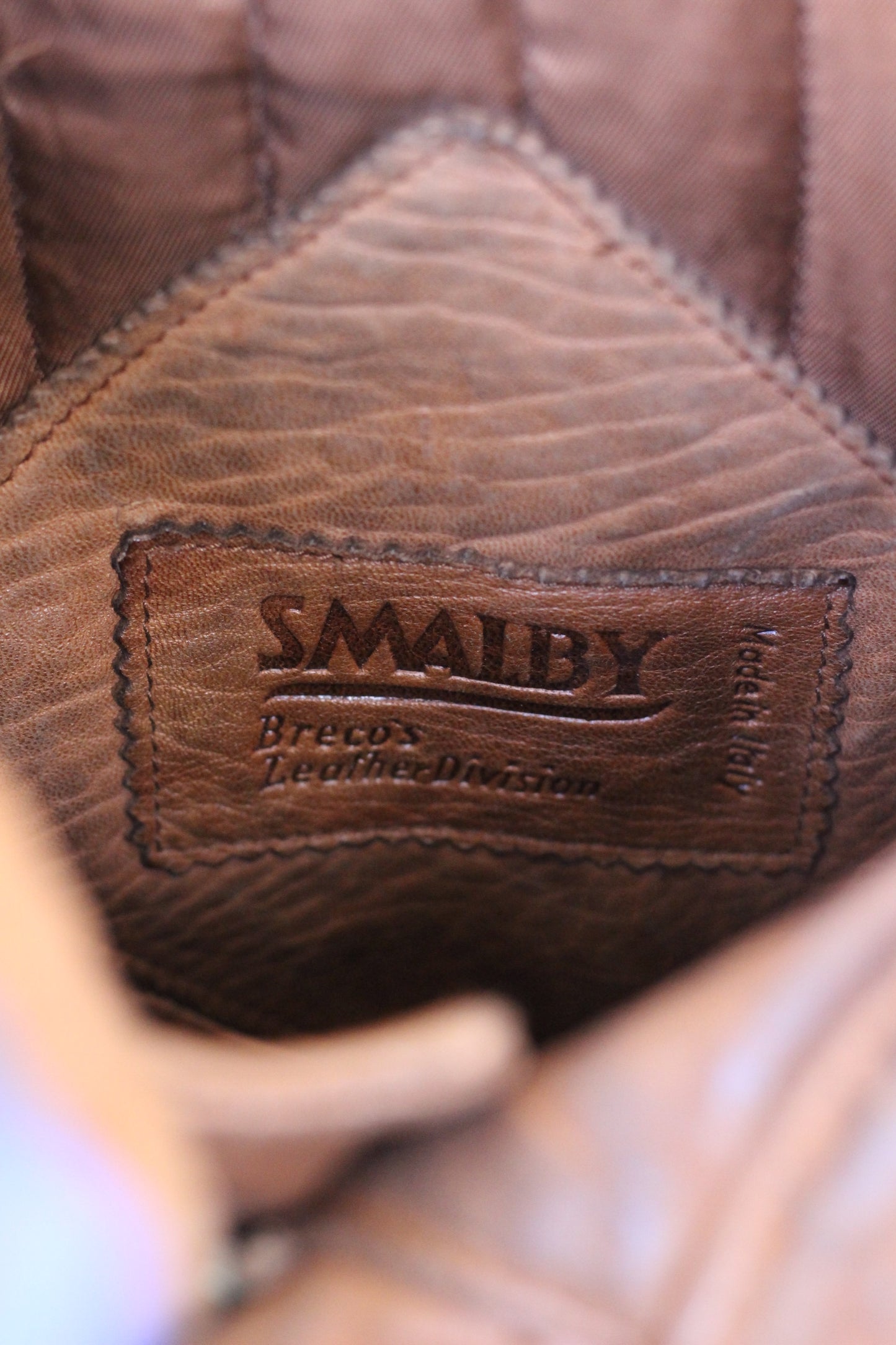 Vintage Men's brown leather jacket x4点