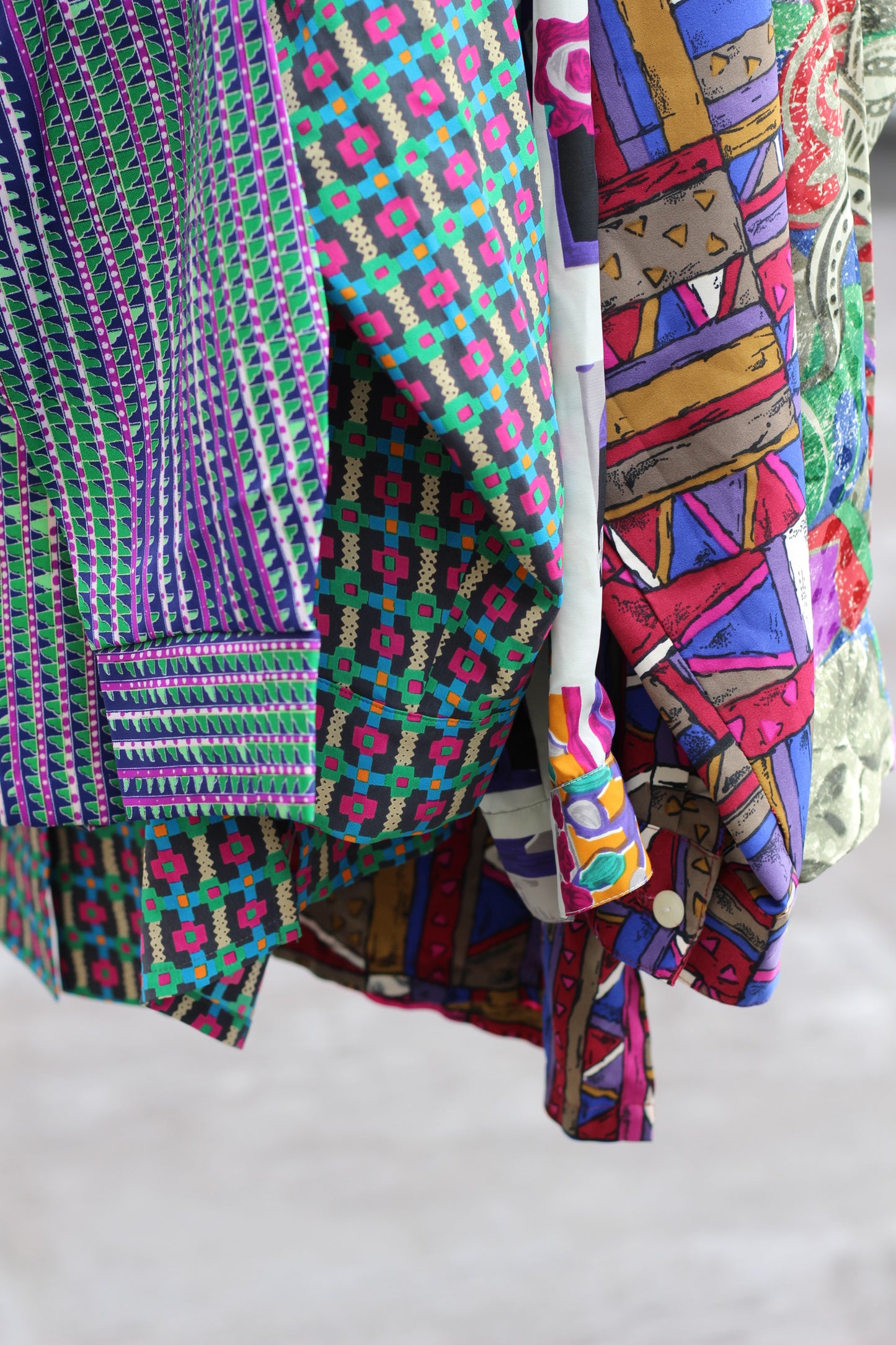 Vintage Retro Multi Design Long Sleeve Blouse x5点