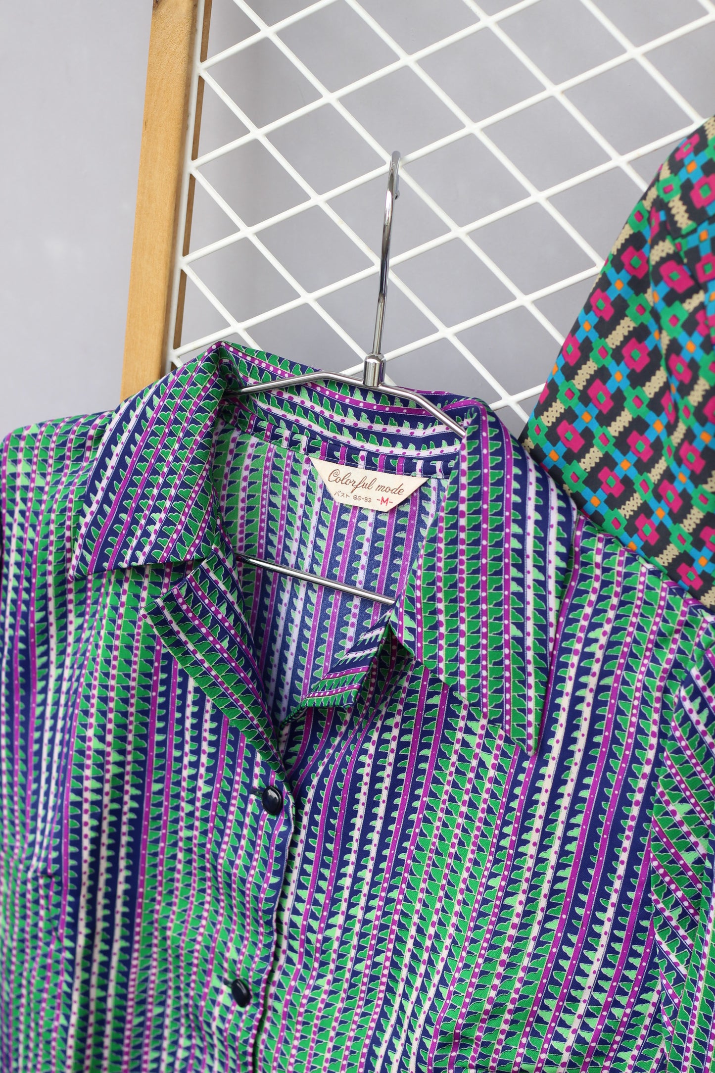 Vintage Retro Multi Design Long Sleeve Blouse x5点