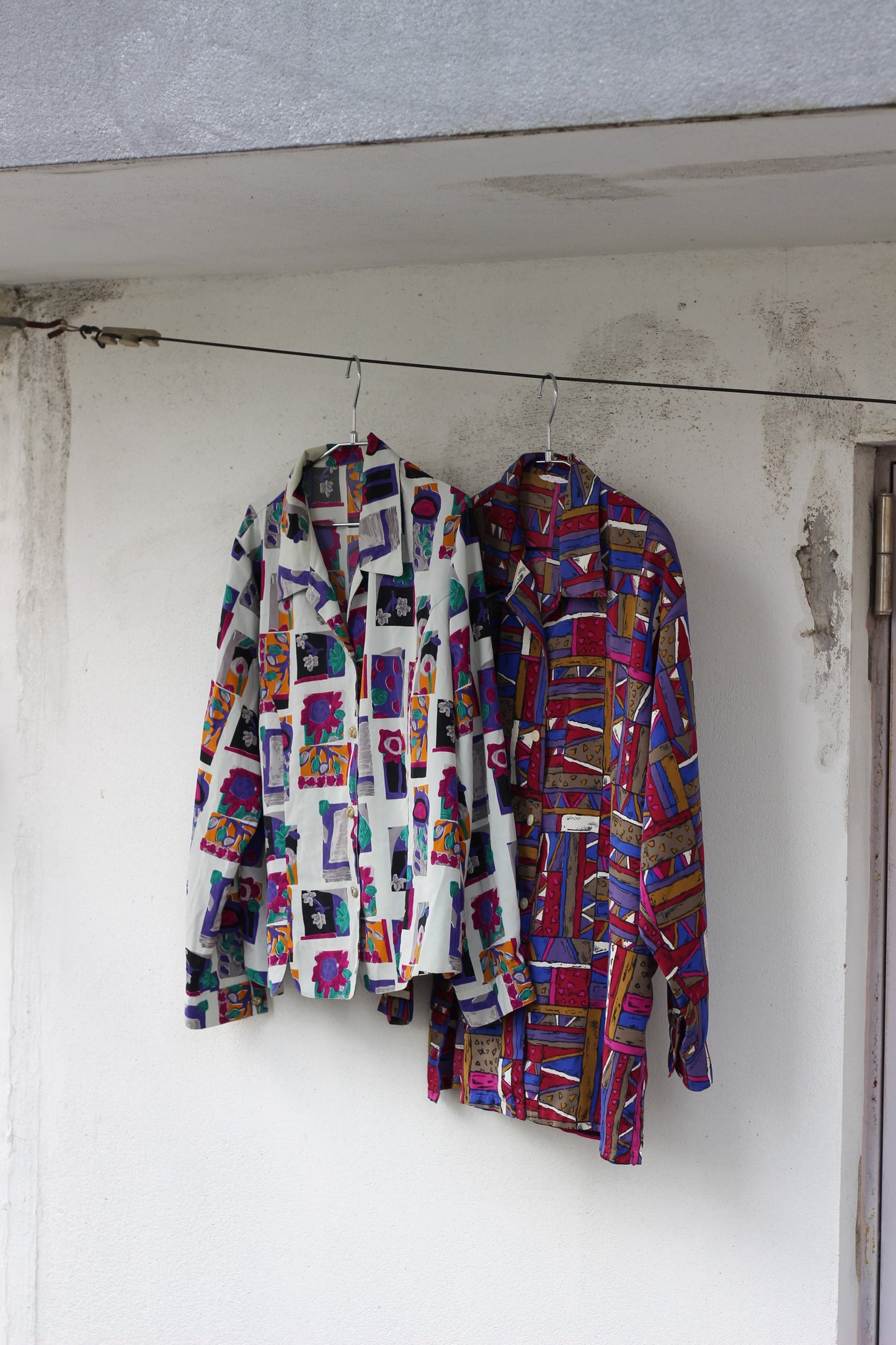 Vintage Retro Multi Design Long Sleeve Blouse x5点