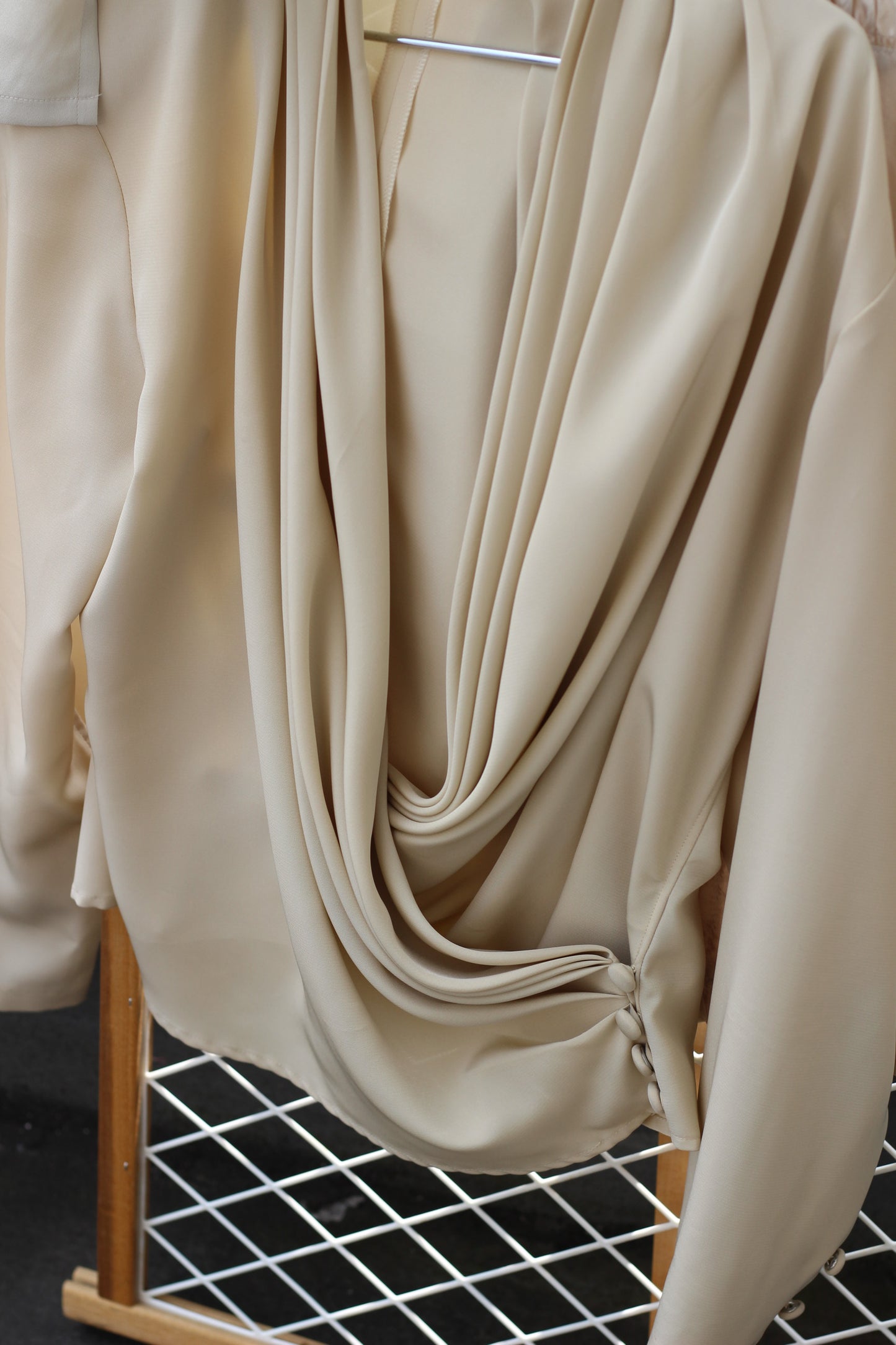 Vintage Beige Design Long Sleeve Blouse x9点