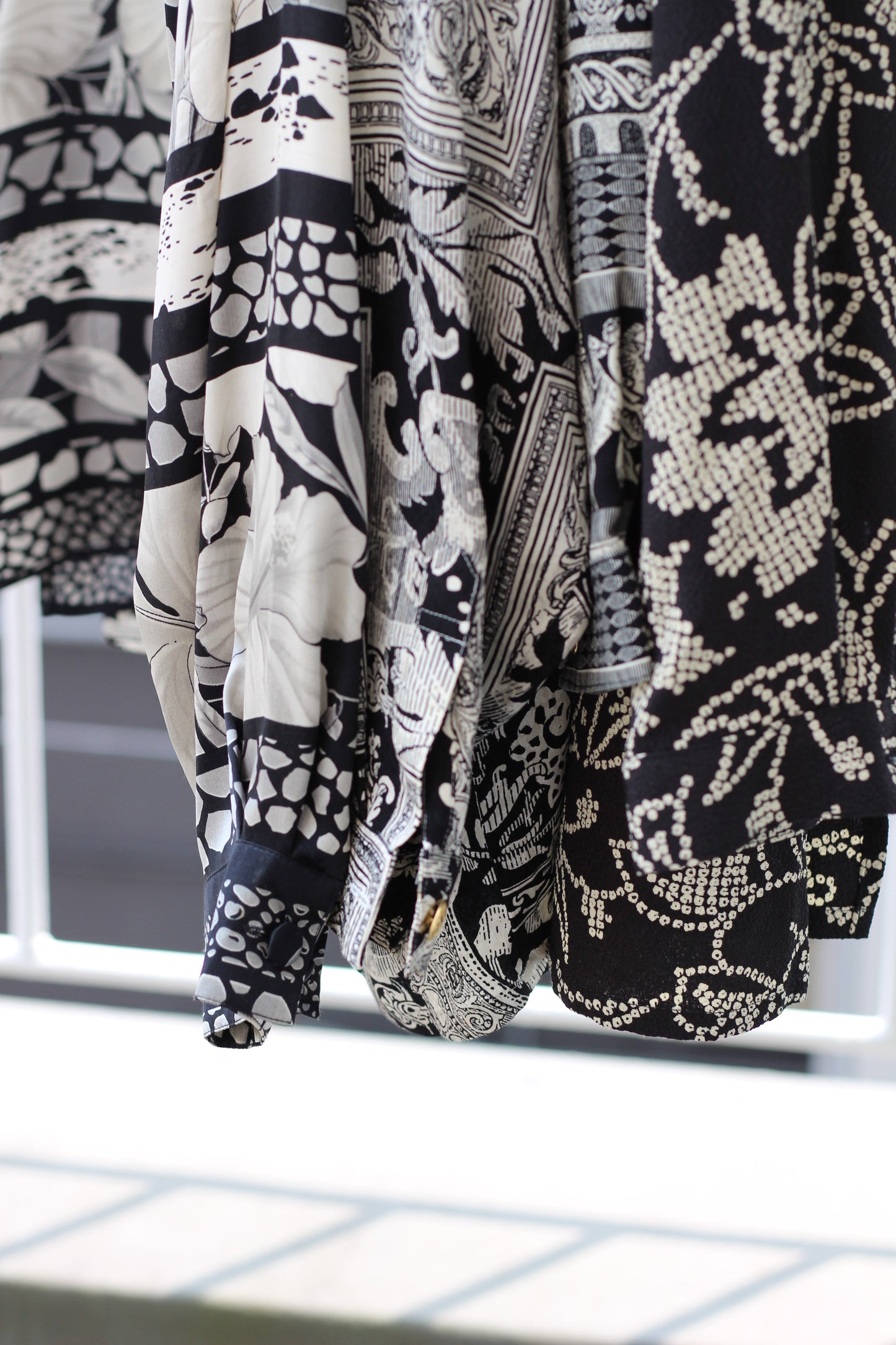 Vintage Black Design Long Sleeve Blouse x8点