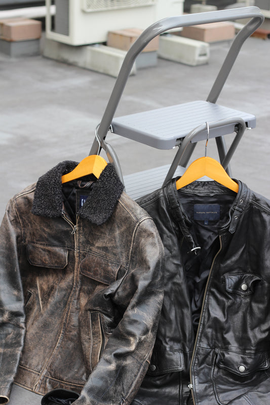 Gap & Banana Republic Leather Jacket x2点