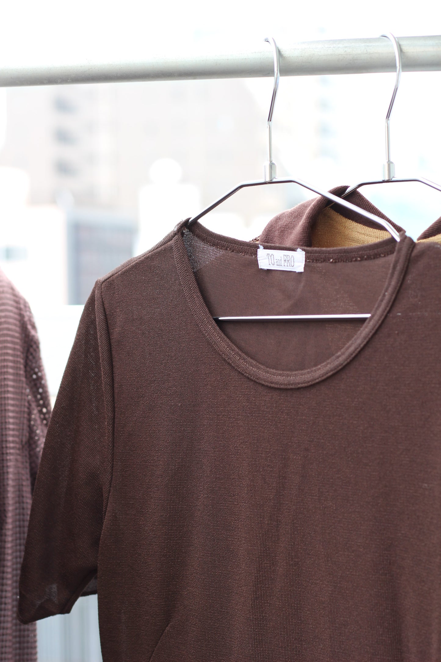 Vintage Brown Knit One-Piece x4点