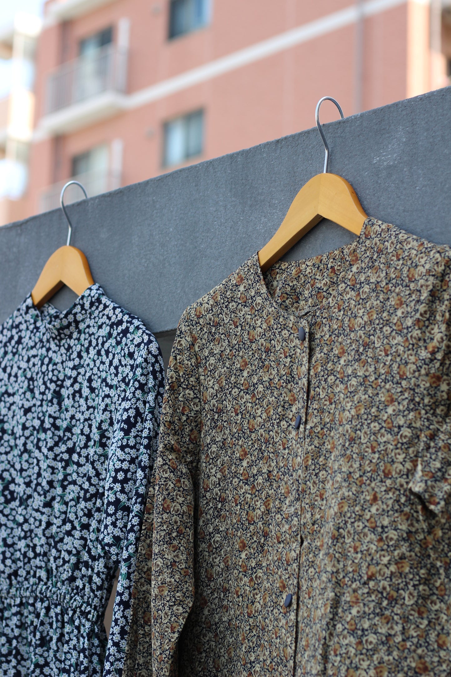 Vintage Design Flower Long Sleeve One-Piece x10点