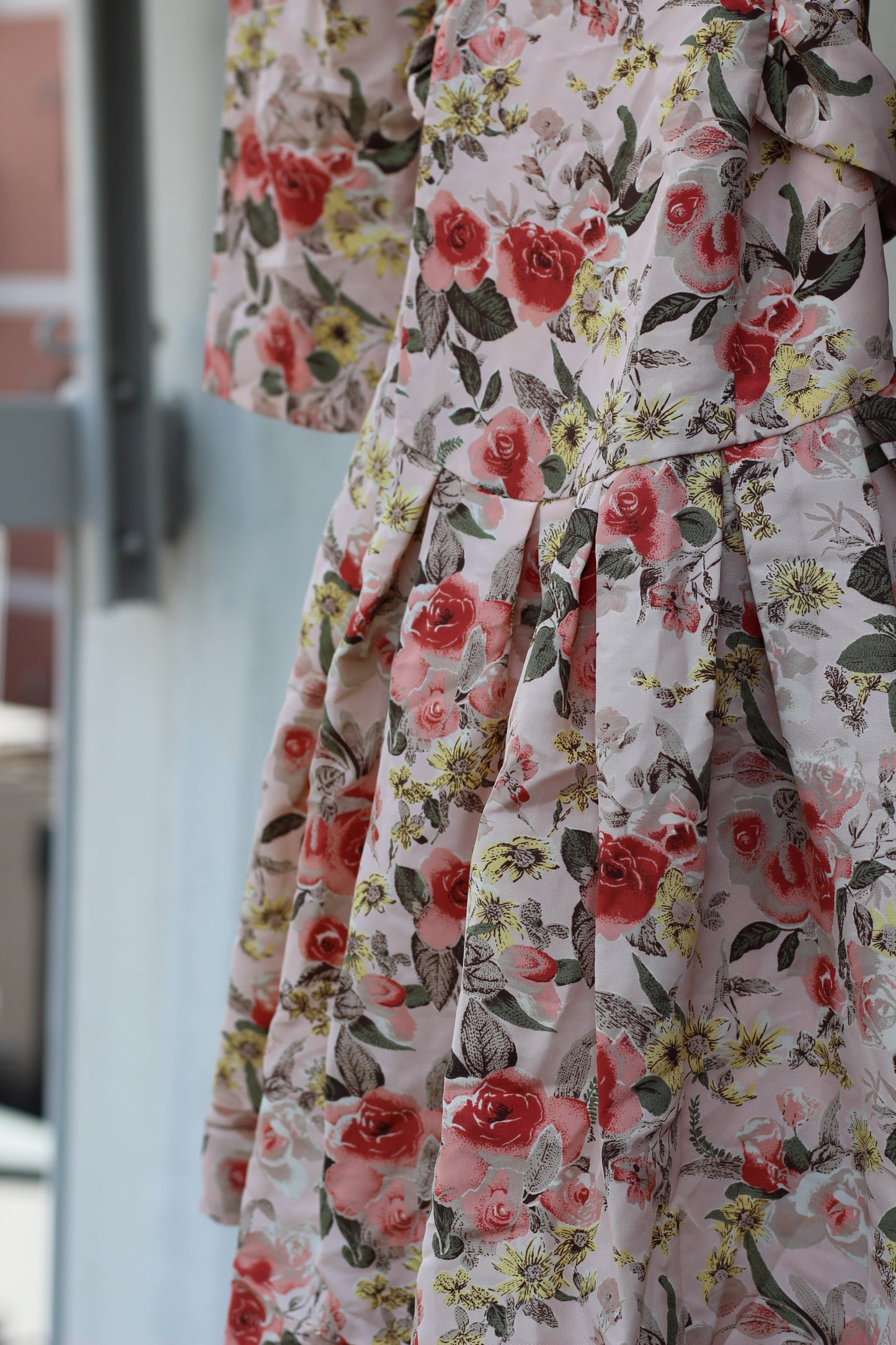 Vintage Design Flower Long Sleeve One-Piece x10点